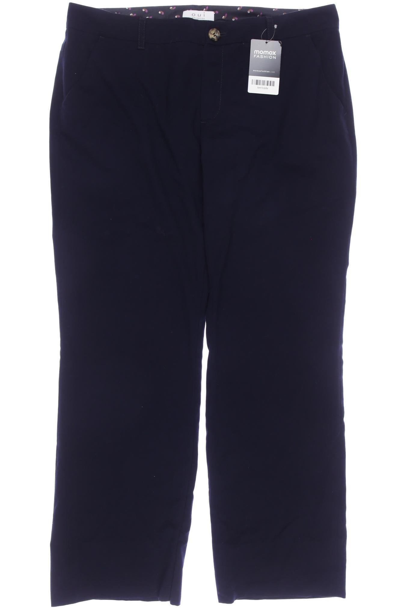 

Oui Damen Stoffhose, marineblau, Gr. 42