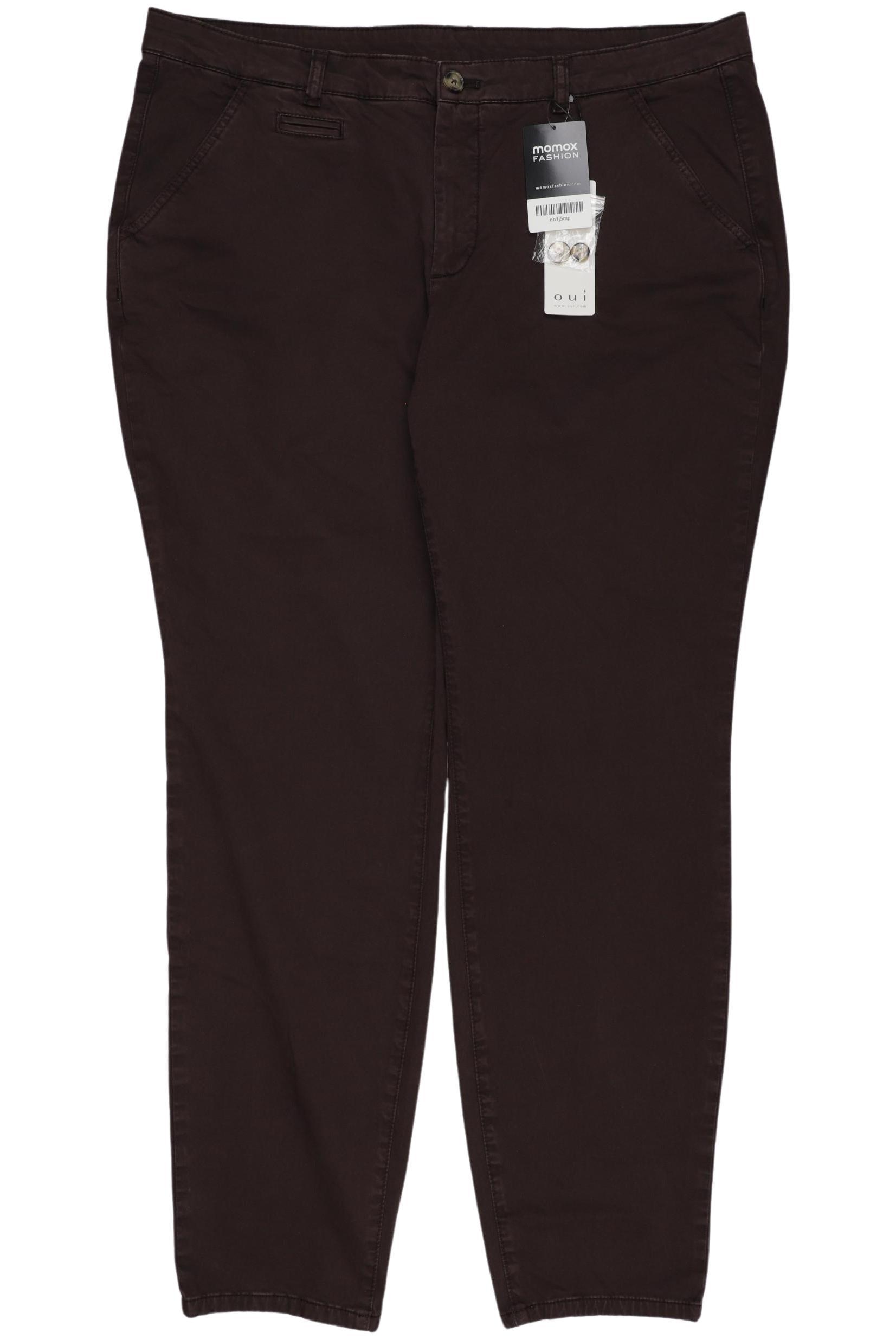 

Oui Damen Stoffhose, bordeaux, Gr. 46