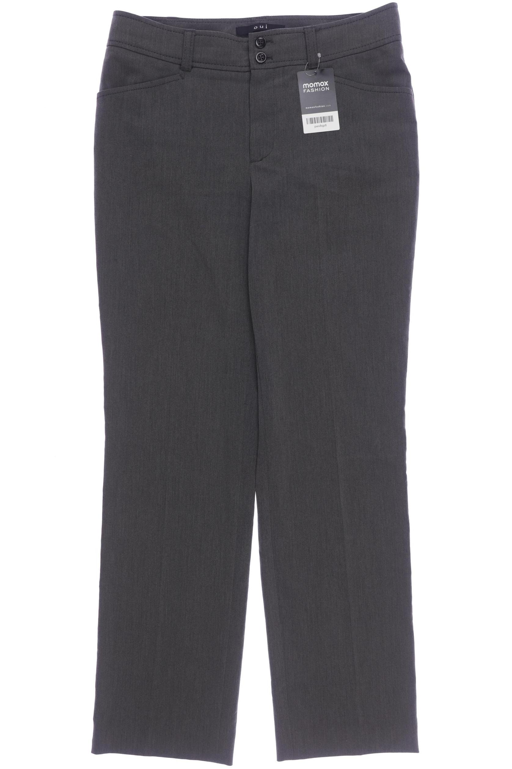 

Oui Damen Stoffhose, grau, Gr. 38