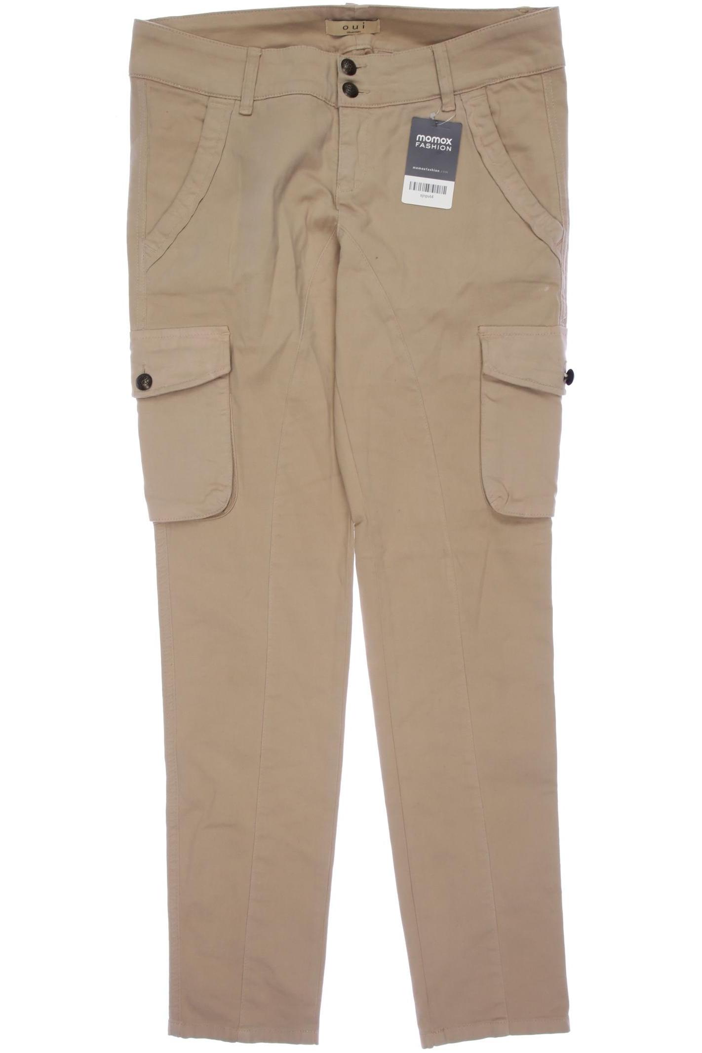 

Oui Damen Stoffhose, beige, Gr. 40