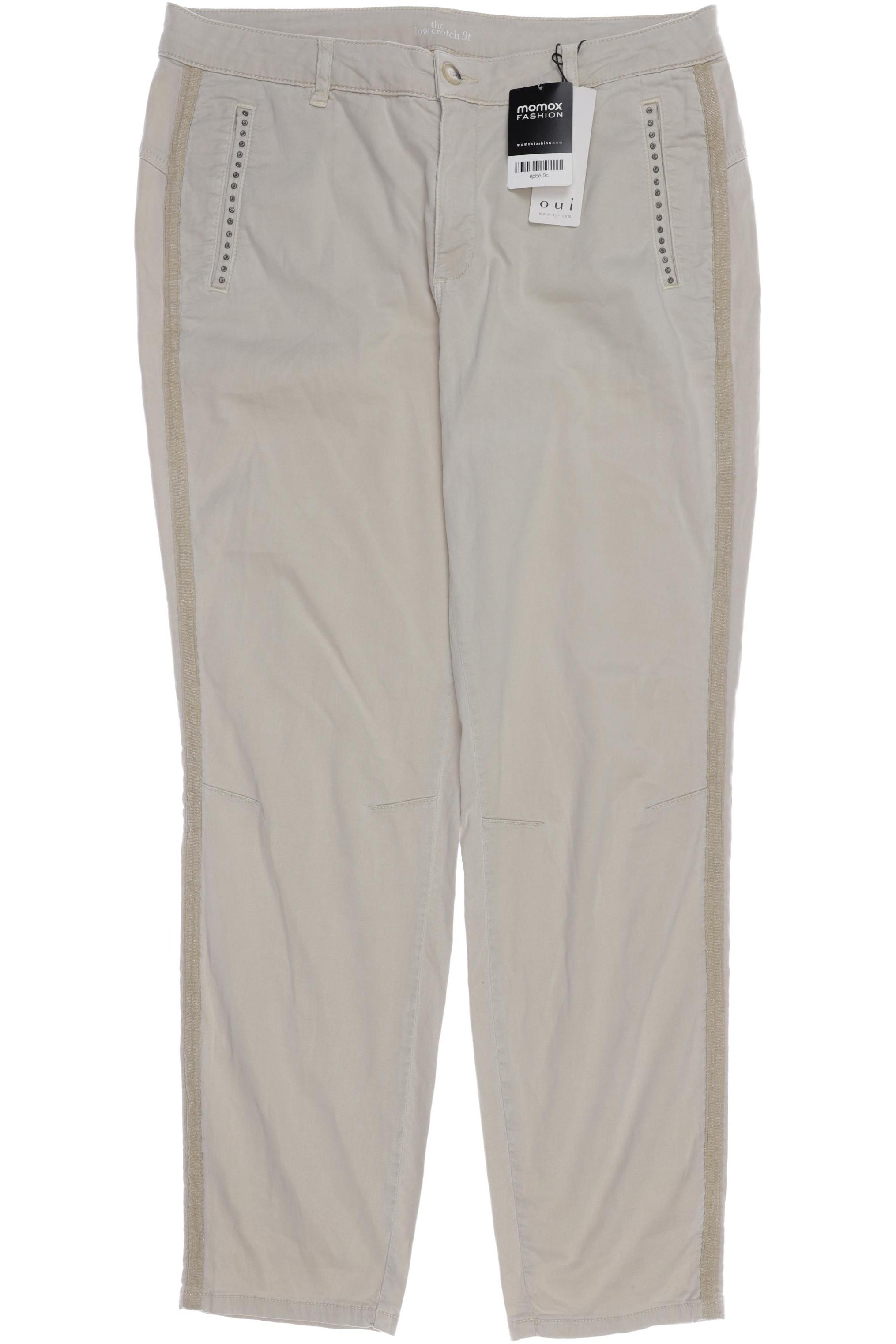 

Oui Damen Stoffhose, beige, Gr. 42
