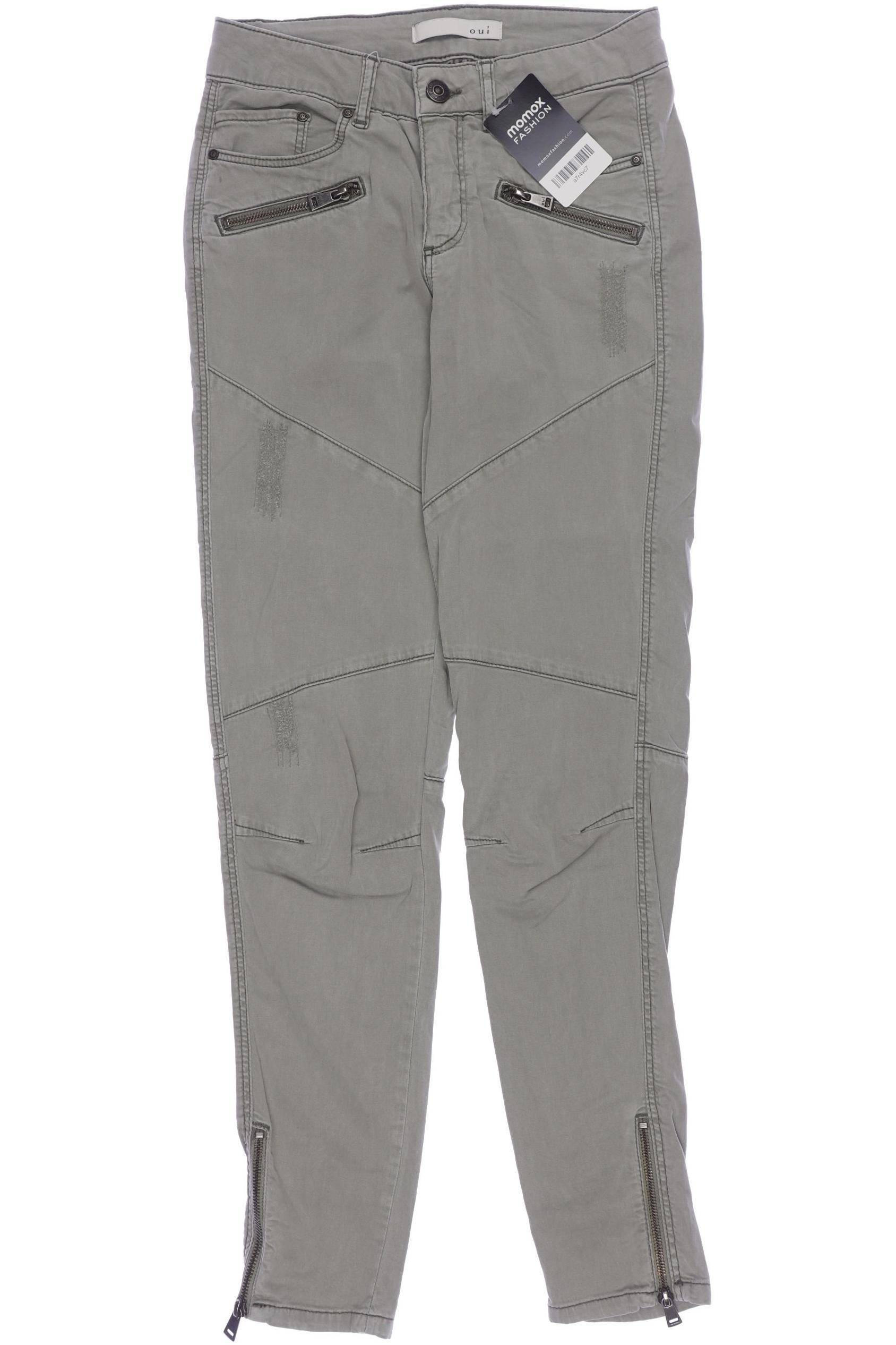 

Oui Damen Stoffhose, grün, Gr. 34