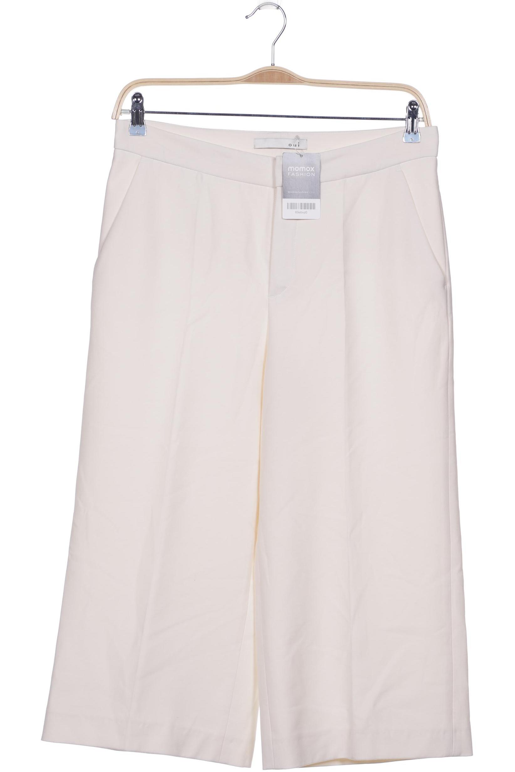 

Oui Damen Stoffhose, cremeweiß