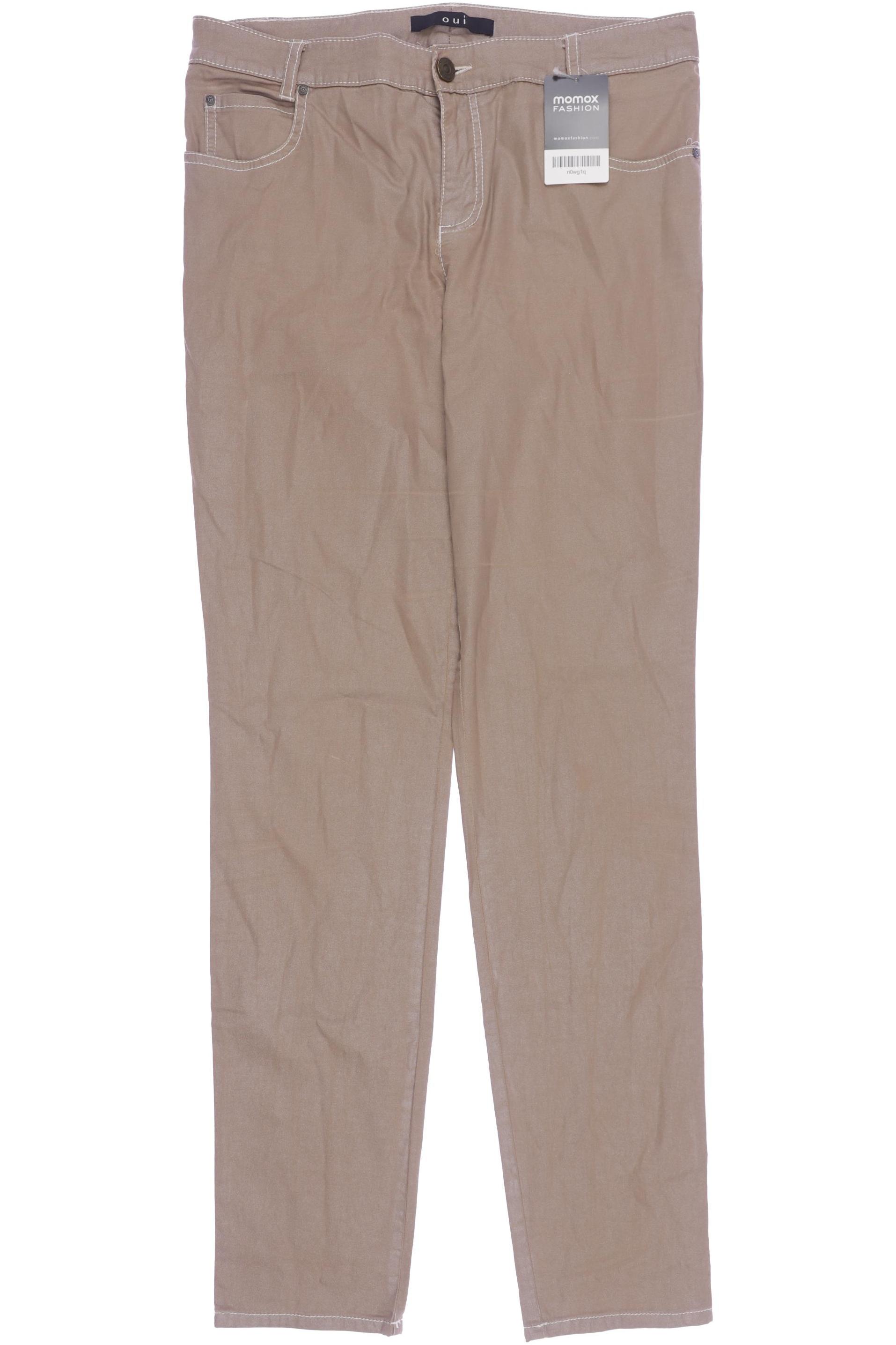 

Oui Damen Stoffhose, beige, Gr. 40