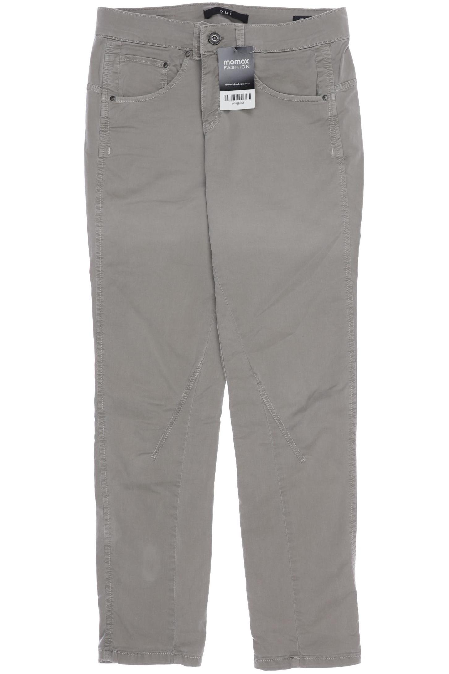 

Oui Damen Stoffhose, grau, Gr. 34