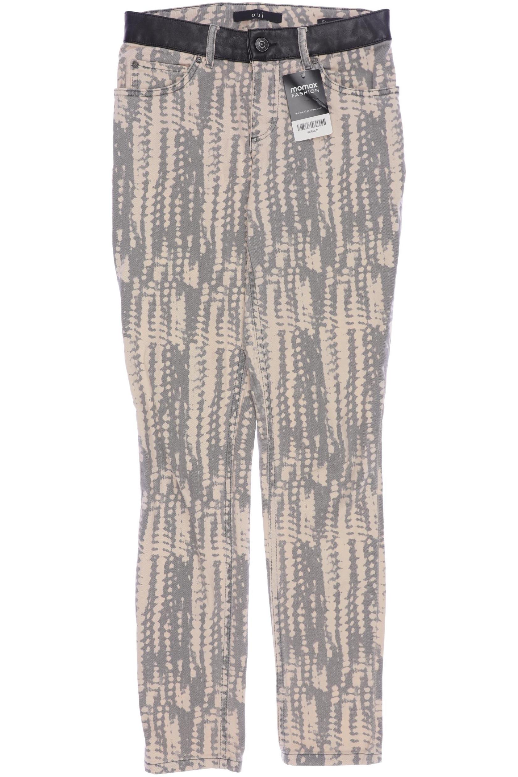 

Oui Damen Stoffhose, beige, Gr. 34