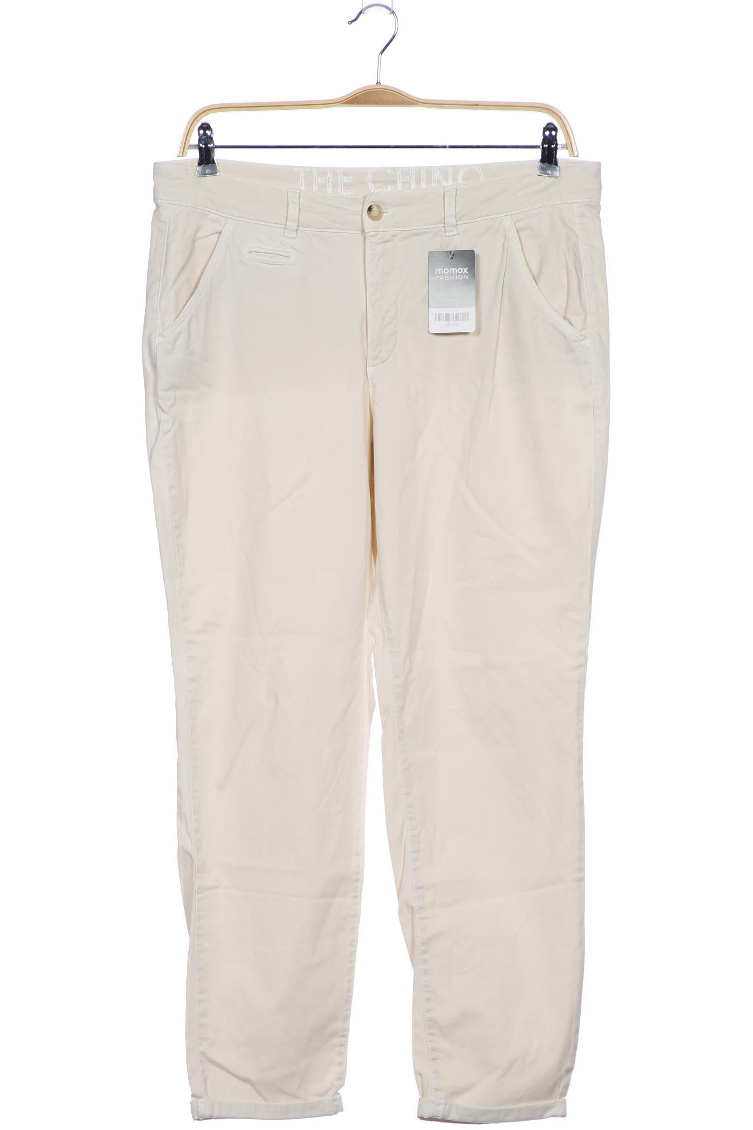 

Oui Damen Stoffhose, cremeweiß, Gr. 44