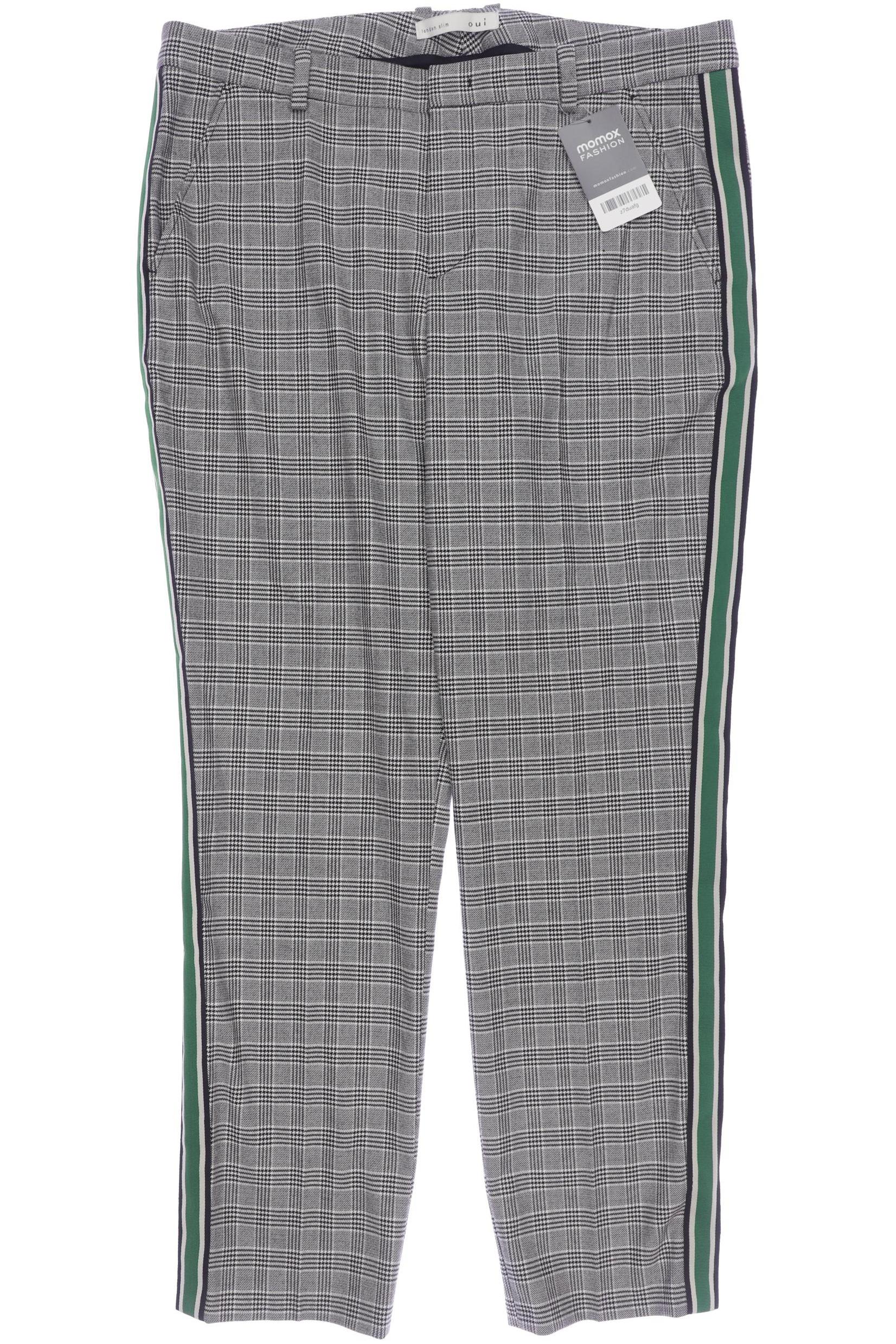 

Oui Damen Stoffhose, grau, Gr. 42