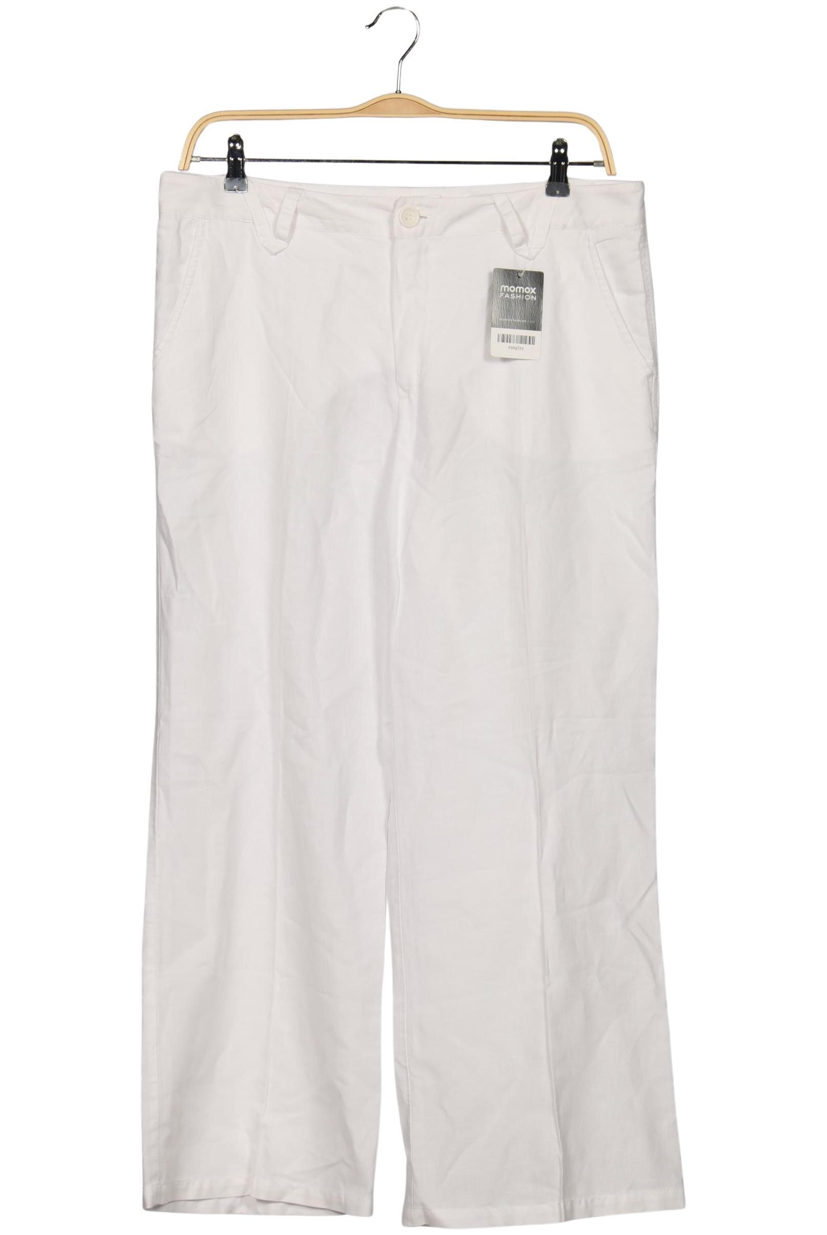 

Oui Damen Stoffhose, weiß, Gr. 42