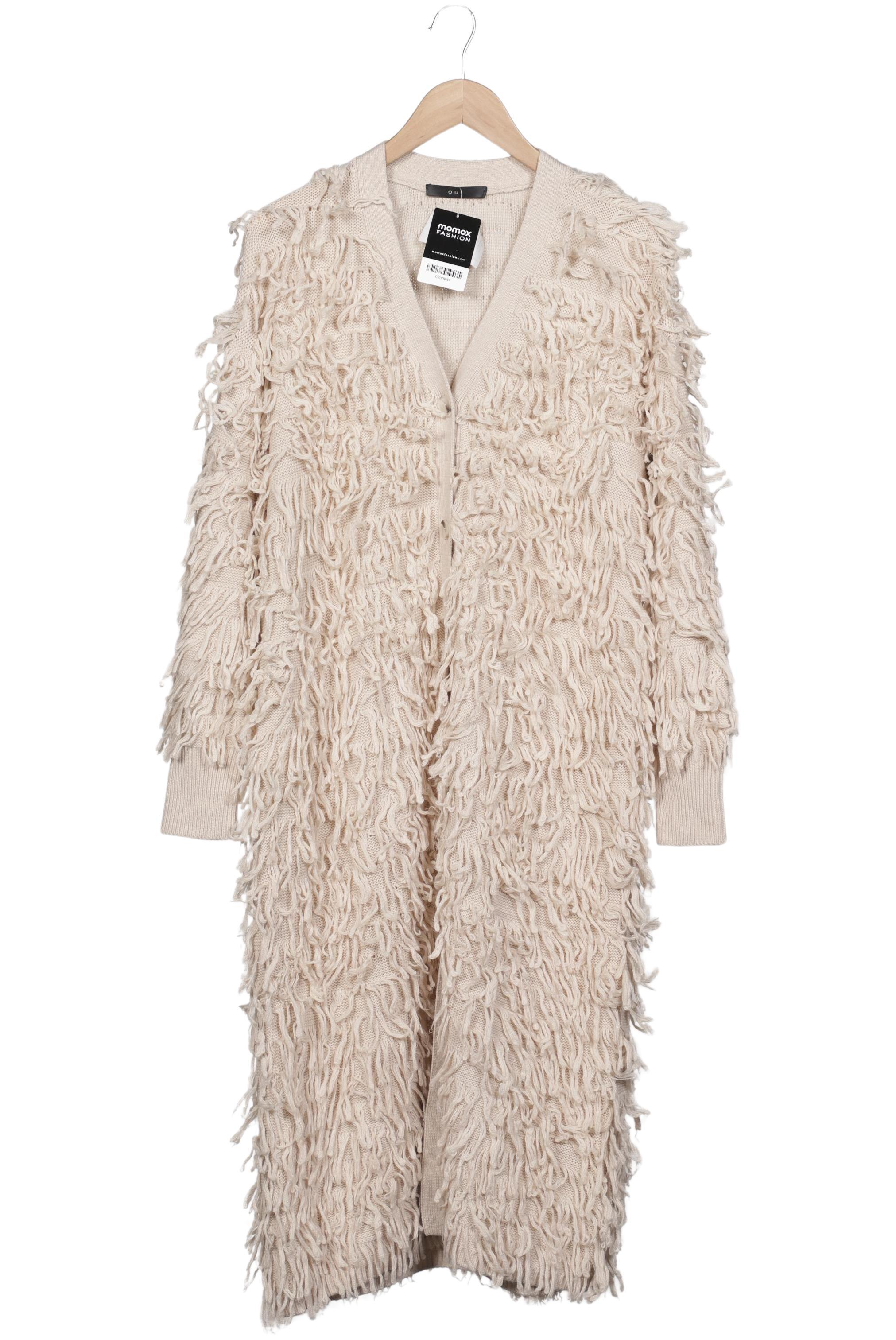 

Oui Damen Strickjacke, beige, Gr. 42