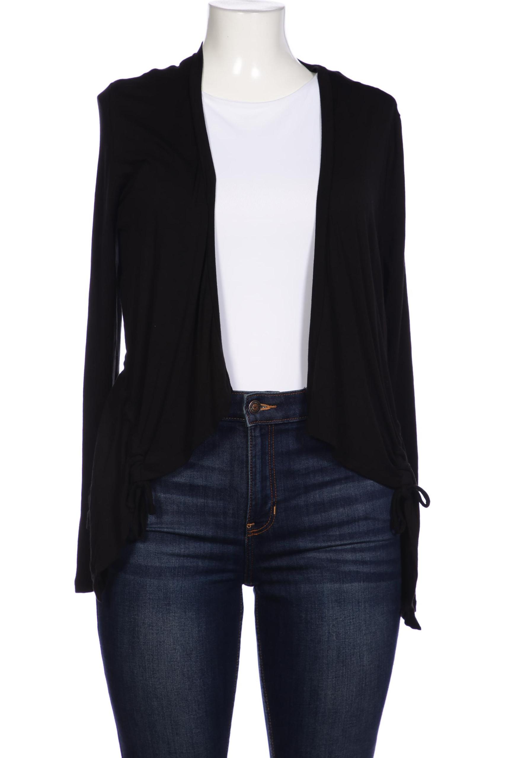 

Oui Damen Strickjacke, schwarz, Gr. 42
