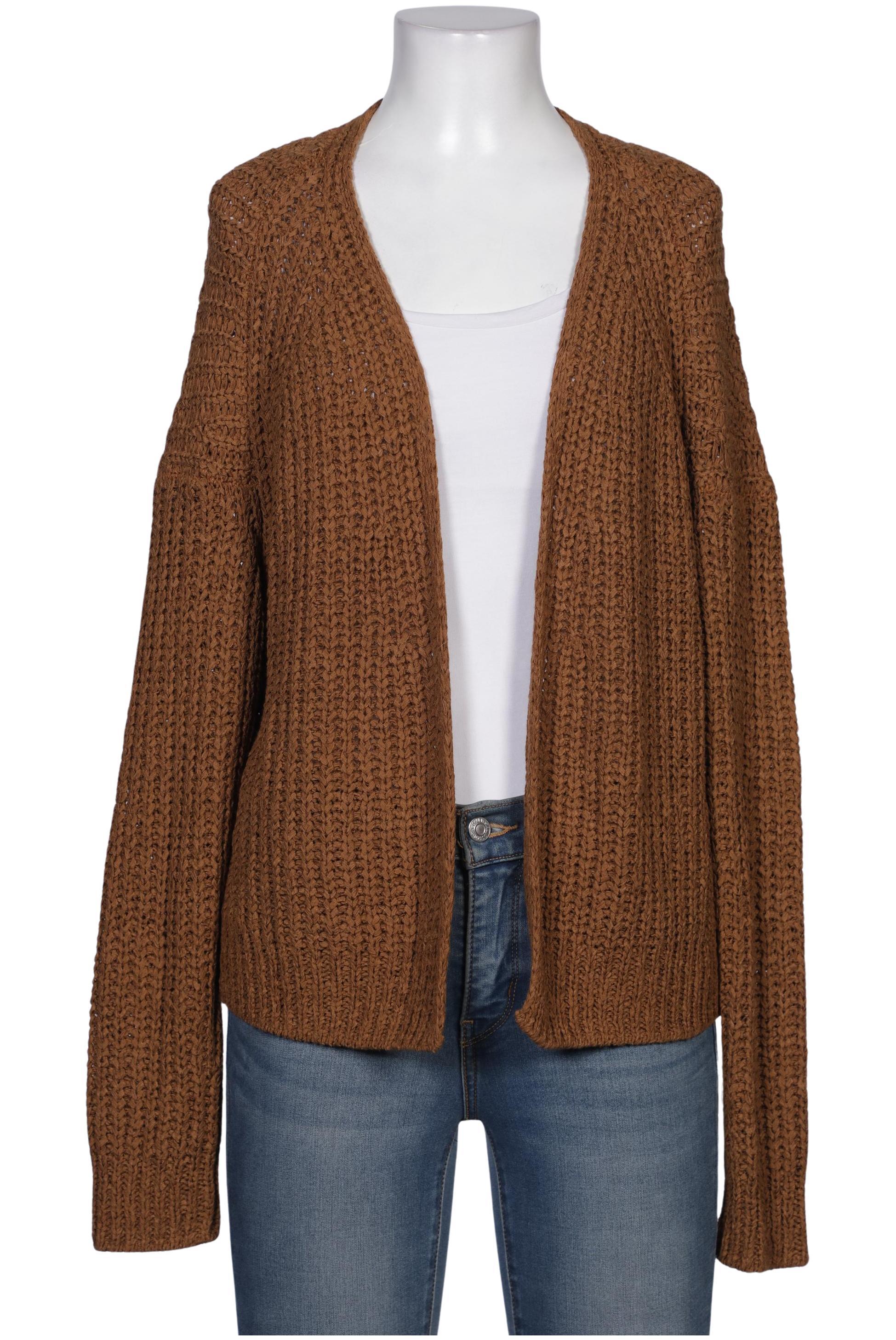 

Oui Damen Strickjacke, braun, Gr. 36