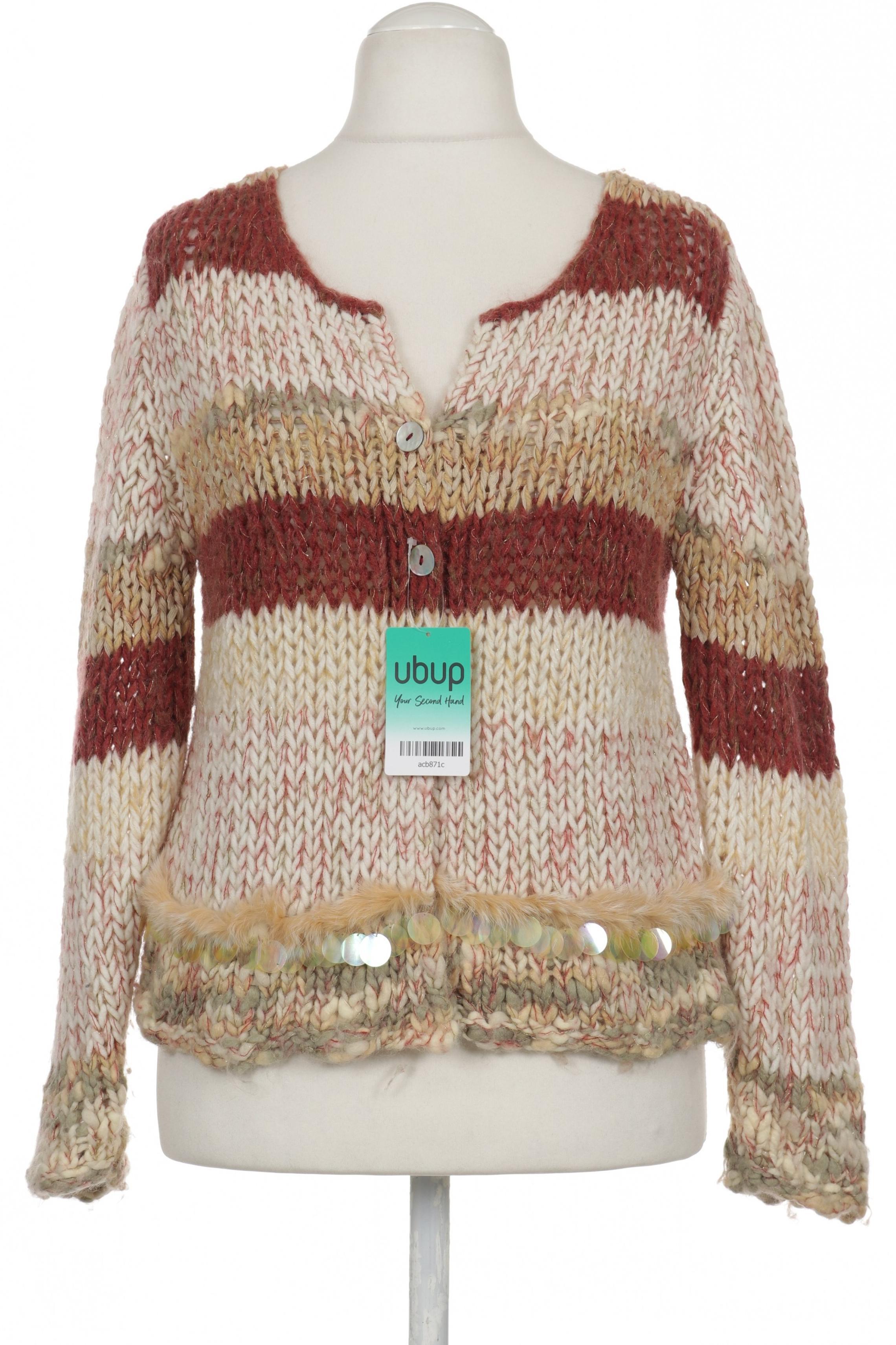 

Oui Damen Strickjacke, beige, Gr.