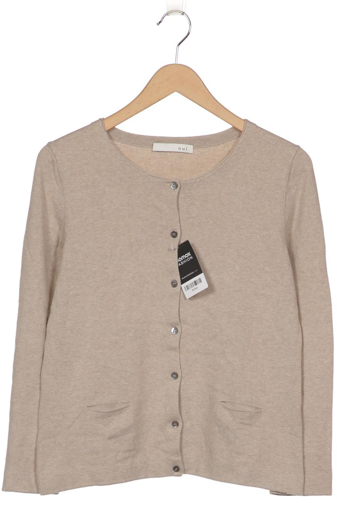 

Oui Damen Strickjacke, grau, Gr. 38