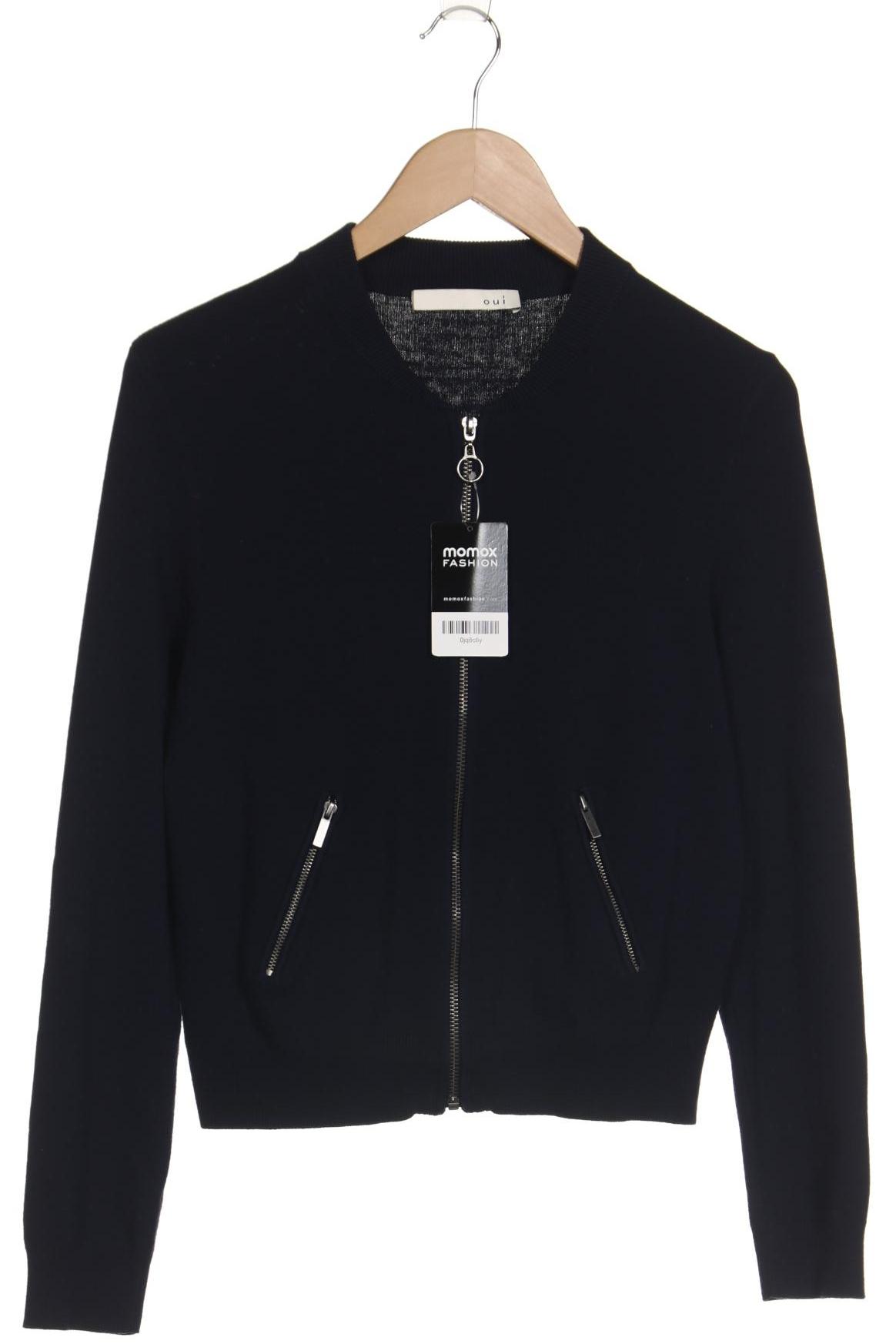 

Oui Damen Strickjacke, marineblau, Gr. 40