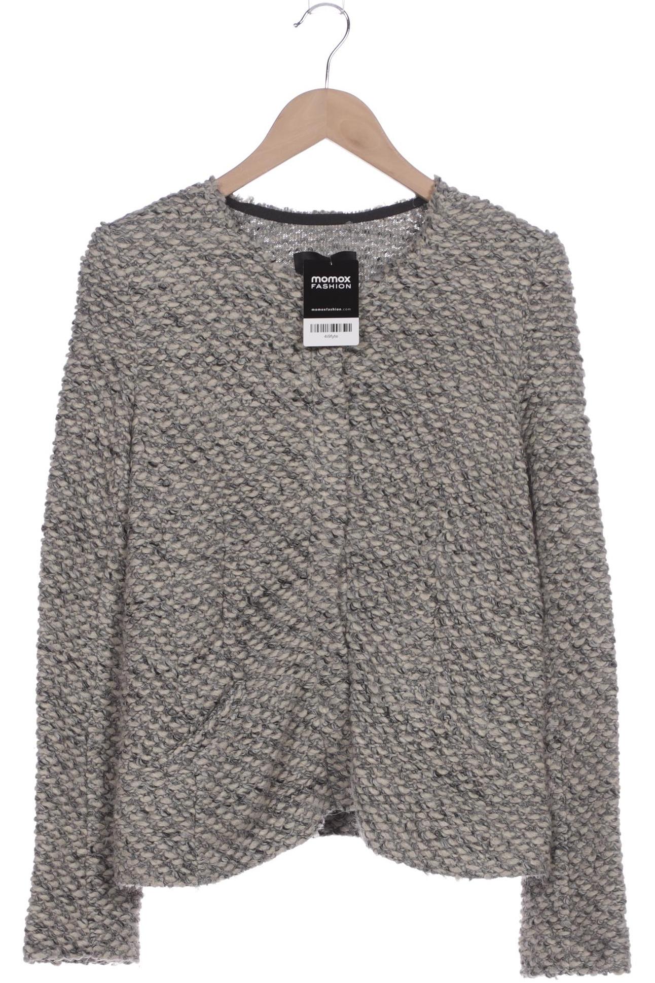 

Oui Damen Strickjacke, grau, Gr. 40