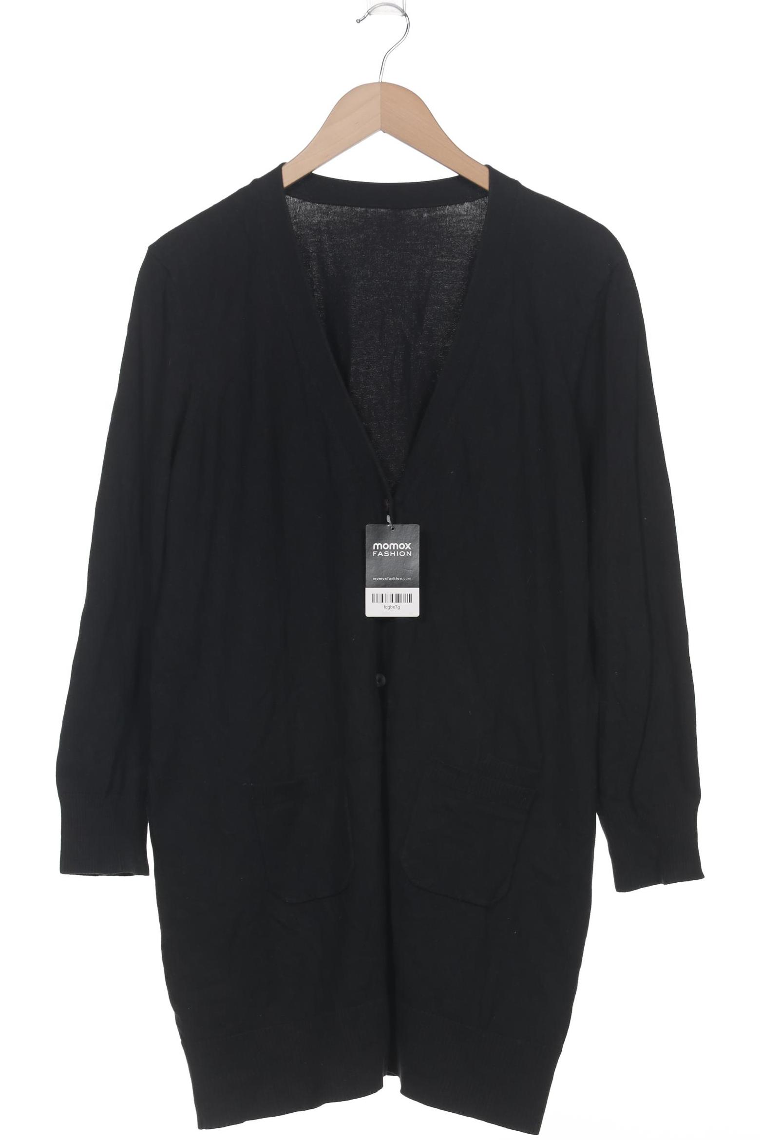 

Oui Damen Strickjacke, schwarz, Gr. 46