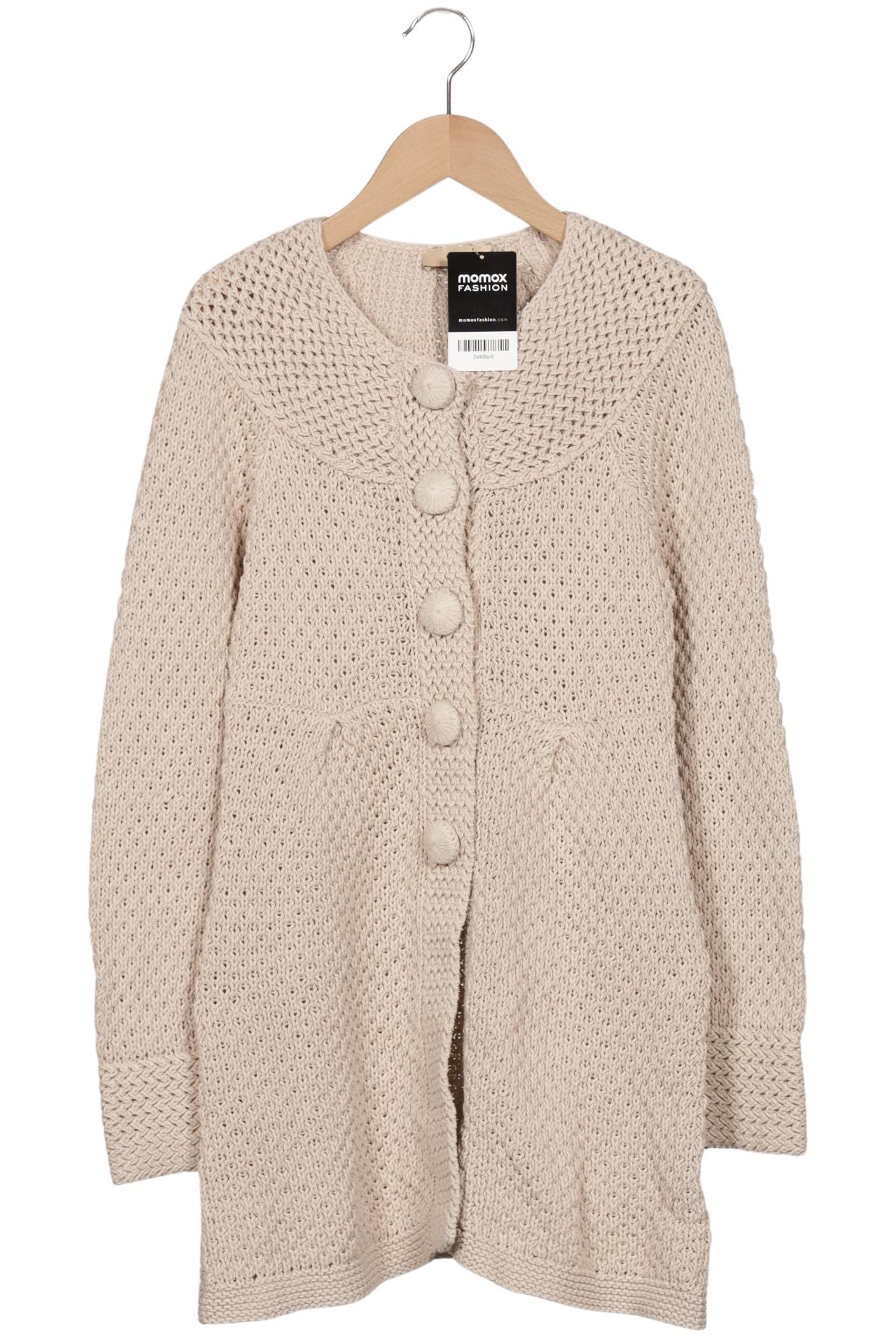 

Oui Damen Strickjacke, beige, Gr. 36