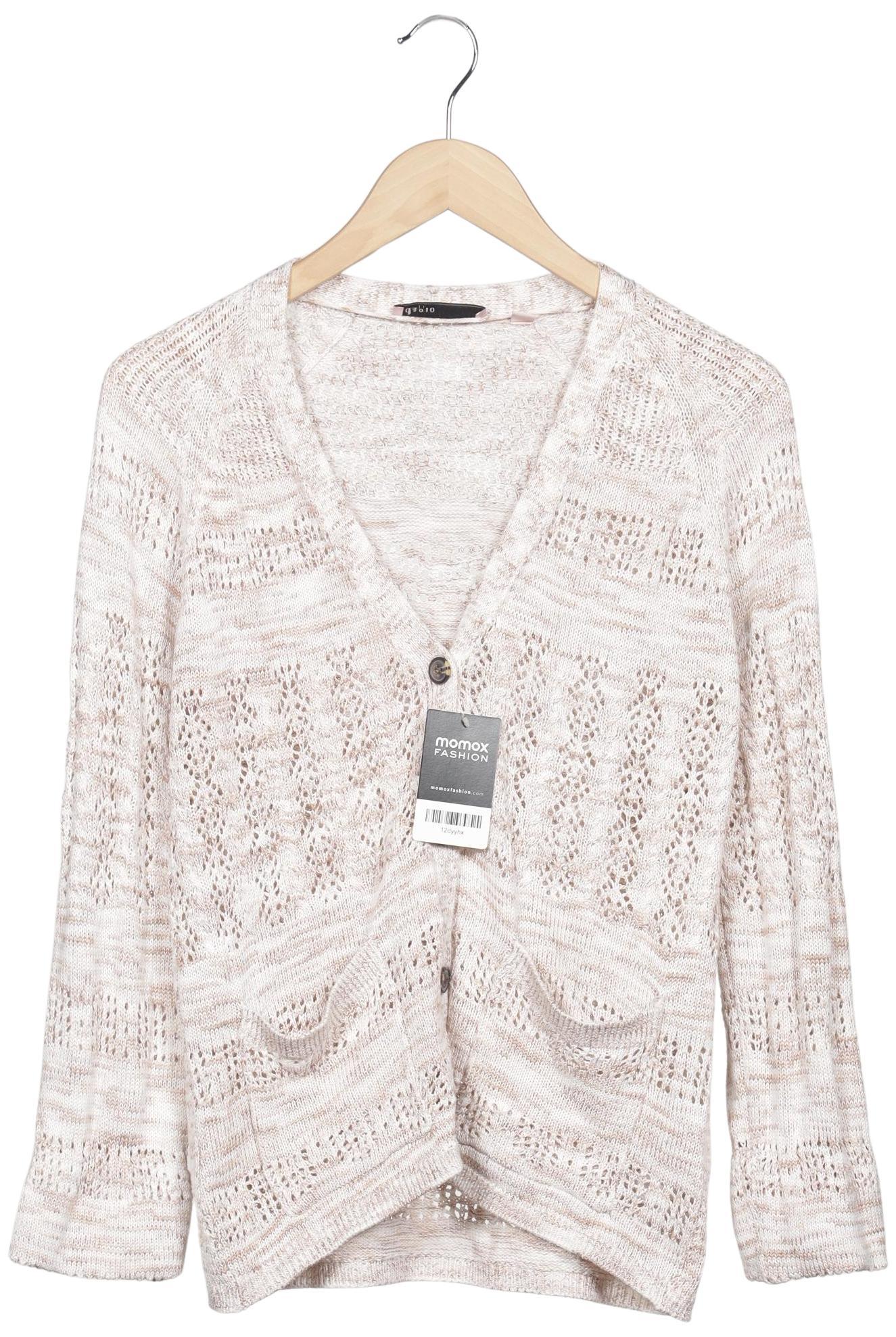 

Oui Damen Strickjacke, beige, Gr. 40