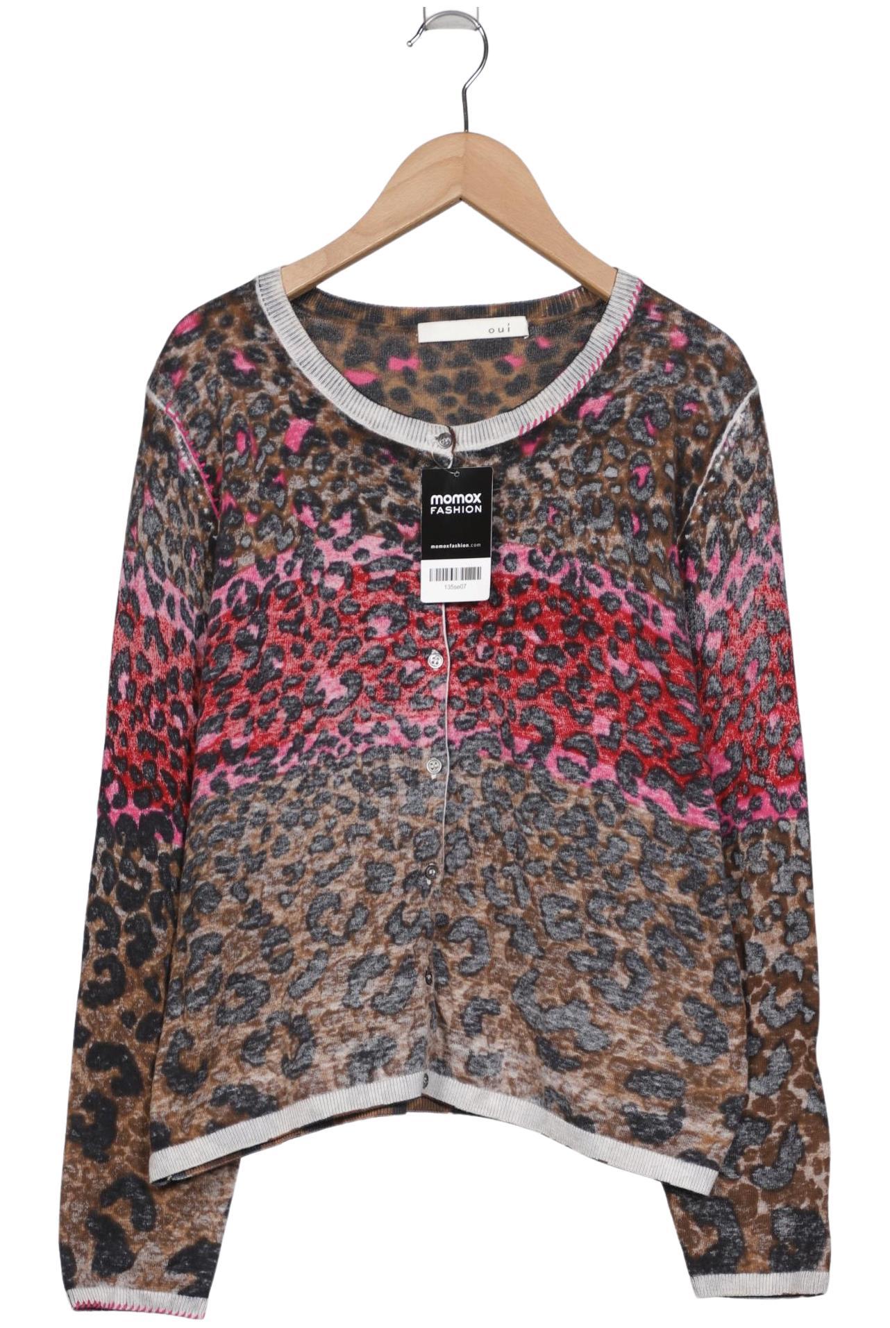 

Oui Damen Strickjacke, mehrfarbig, Gr. 40