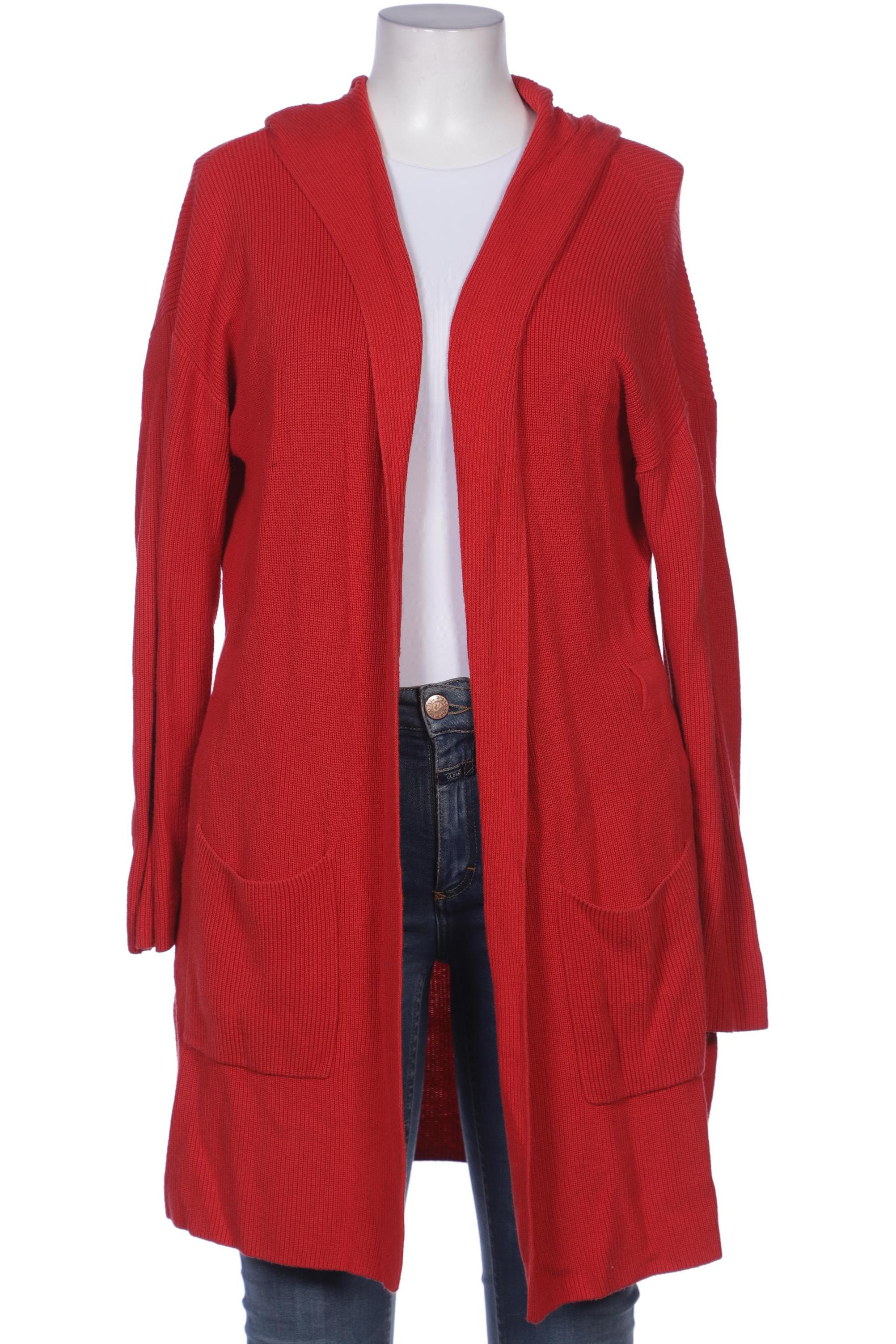 

Oui Damen Strickjacke, rot, Gr. 42