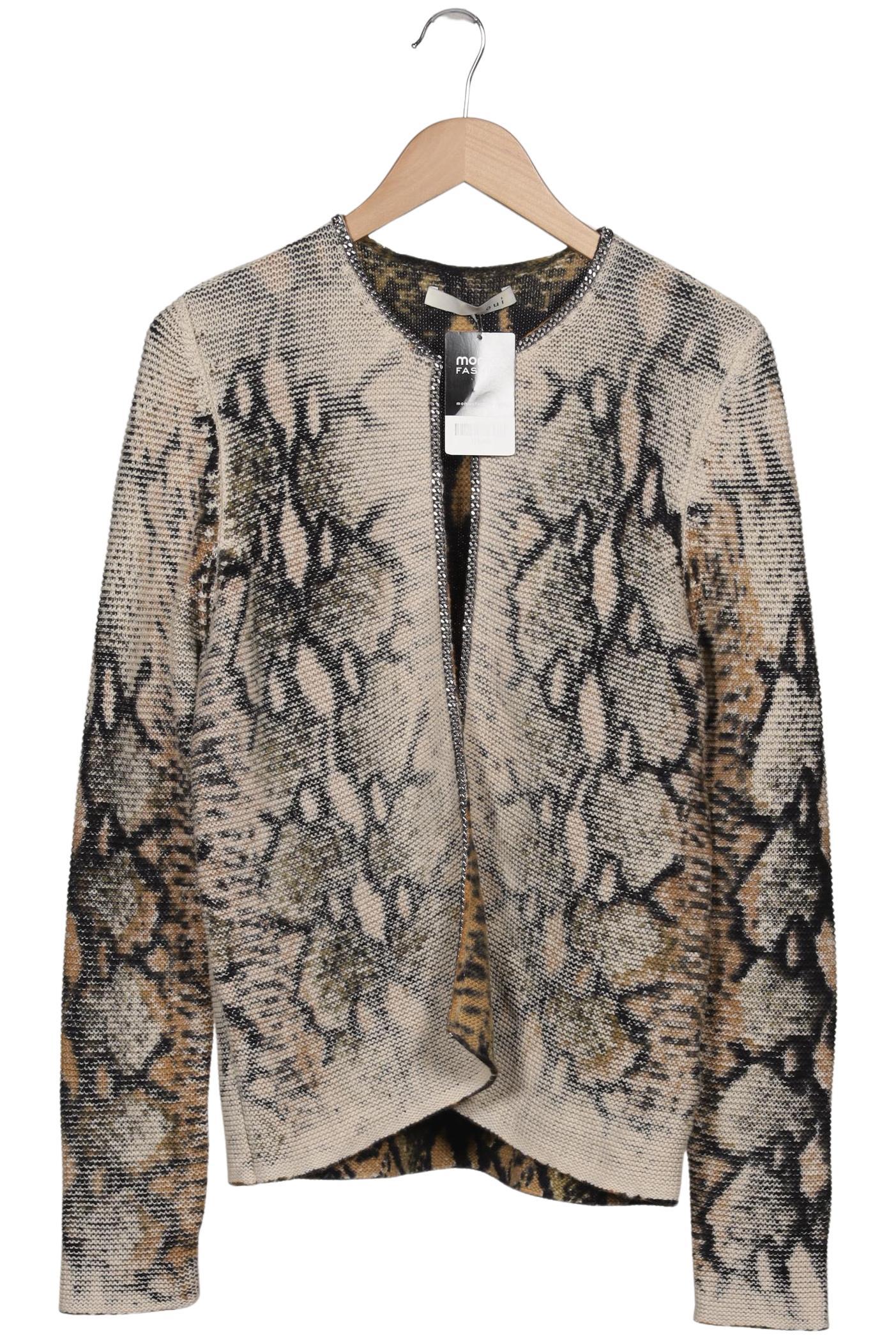 

Oui Damen Strickjacke, beige, Gr. 40