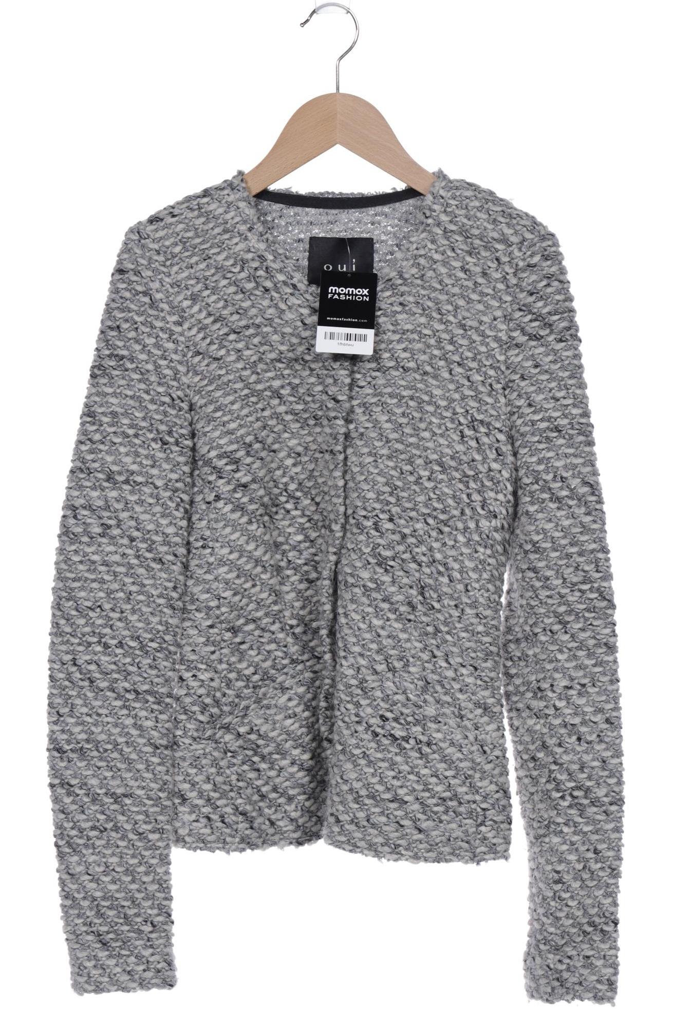 

Oui Damen Strickjacke, grau