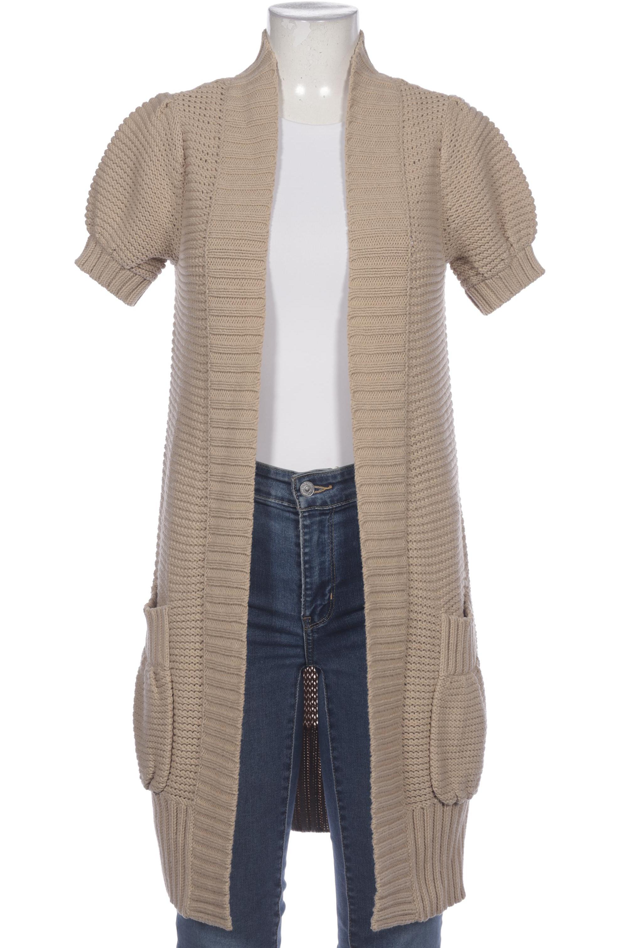 

Oui Damen Strickjacke, beige, Gr. 36