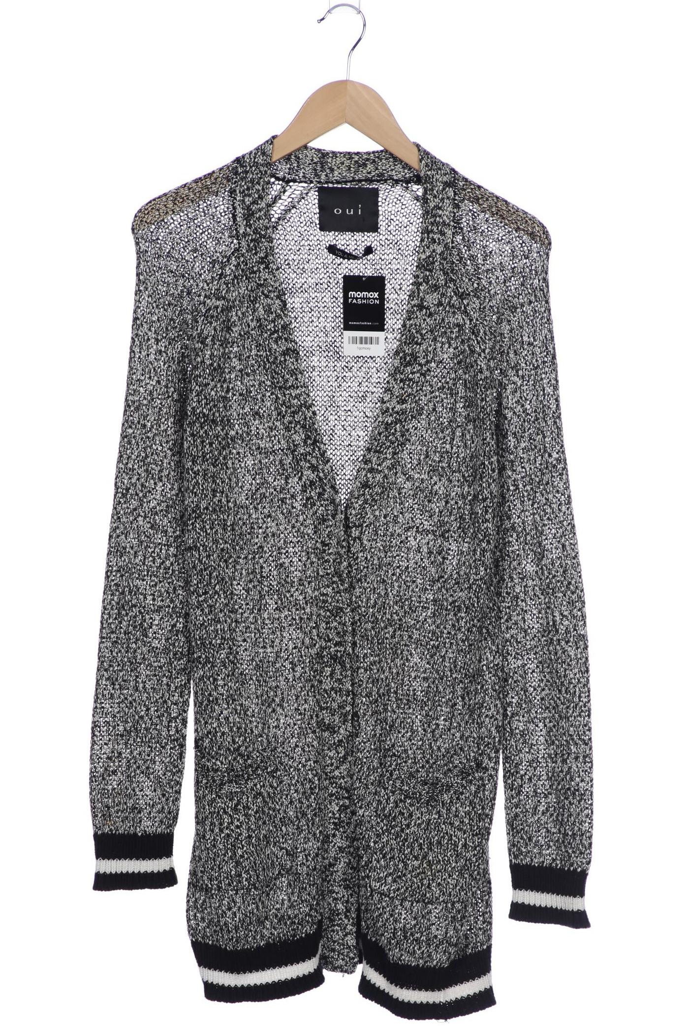 

Oui Damen Strickjacke, grau, Gr. 42