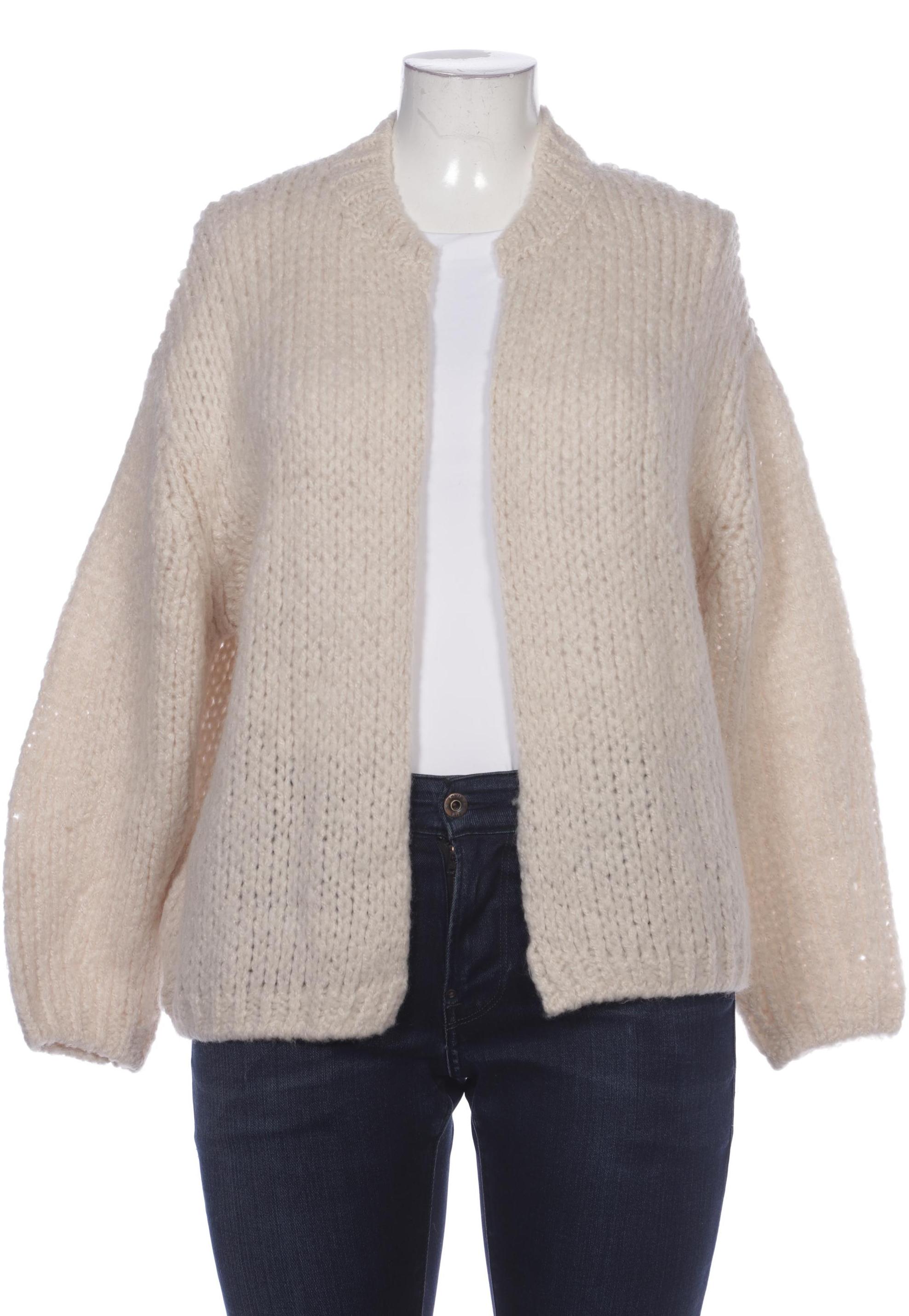 

Oui Damen Strickjacke, beige, Gr. 42
