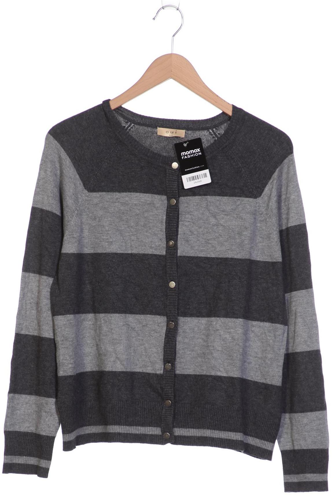 

Oui Damen Strickjacke, grau