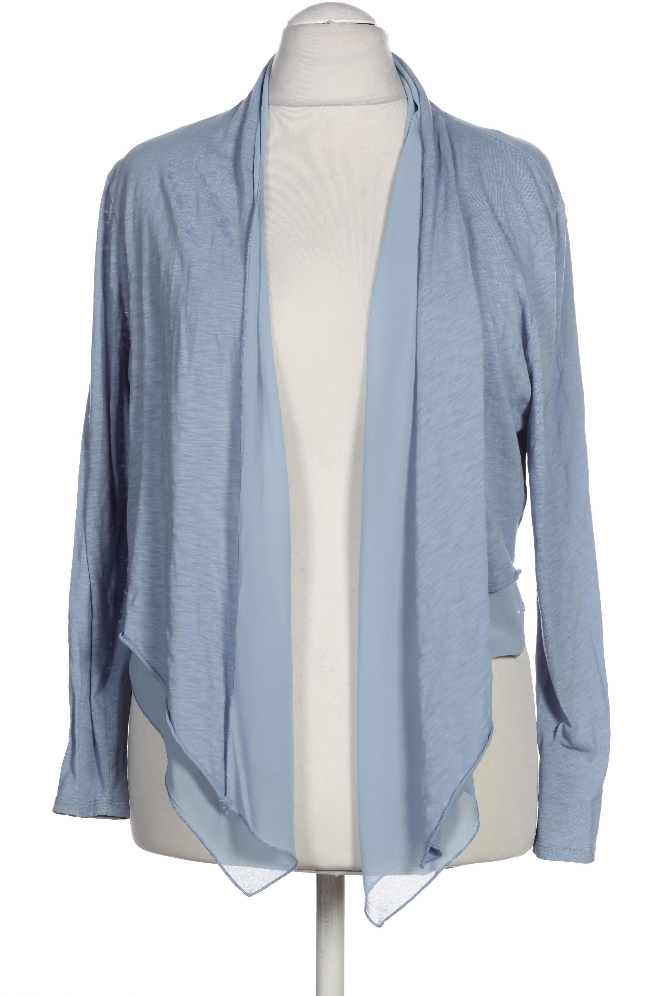 

Oui Damen Strickjacke, blau, Gr. 44