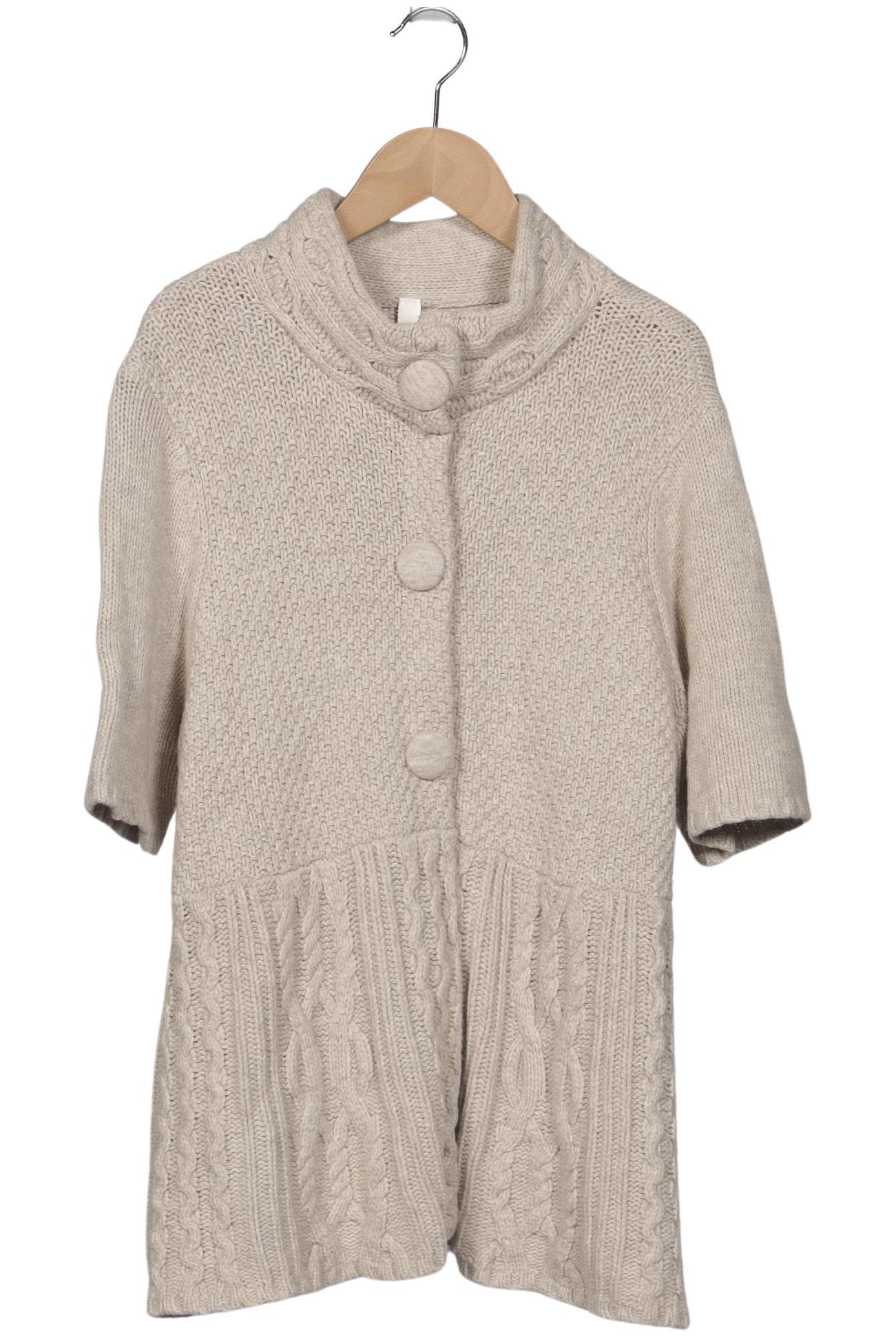 

Oui Damen Strickjacke, cremeweiß, Gr. 44