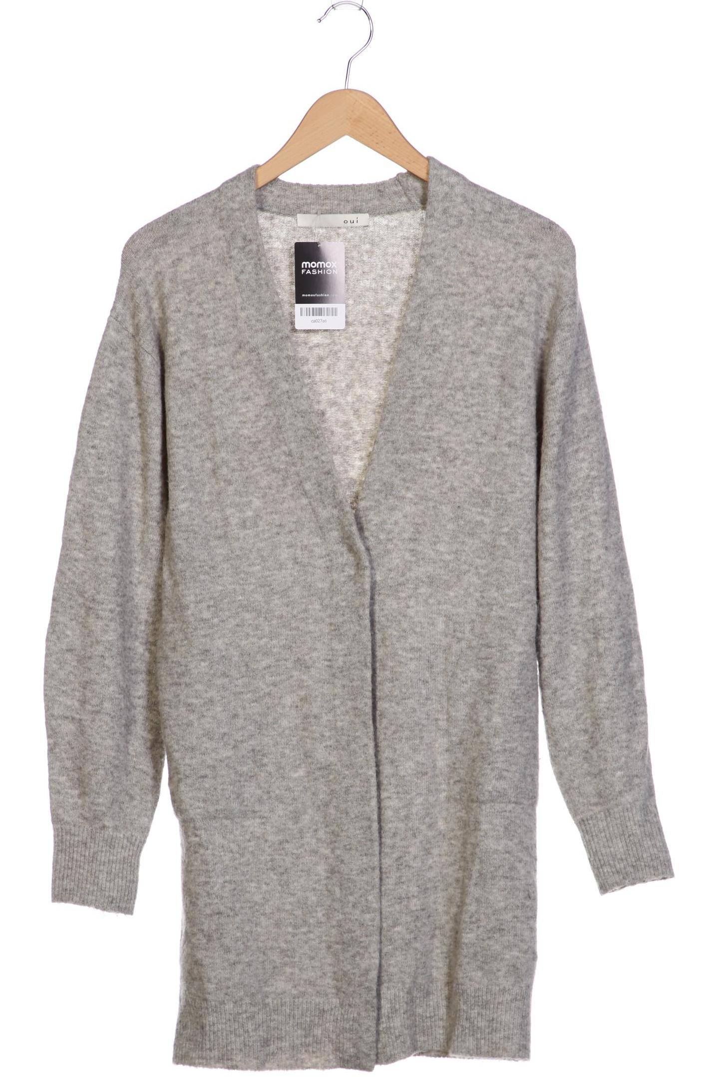 

Oui Damen Strickjacke, grau