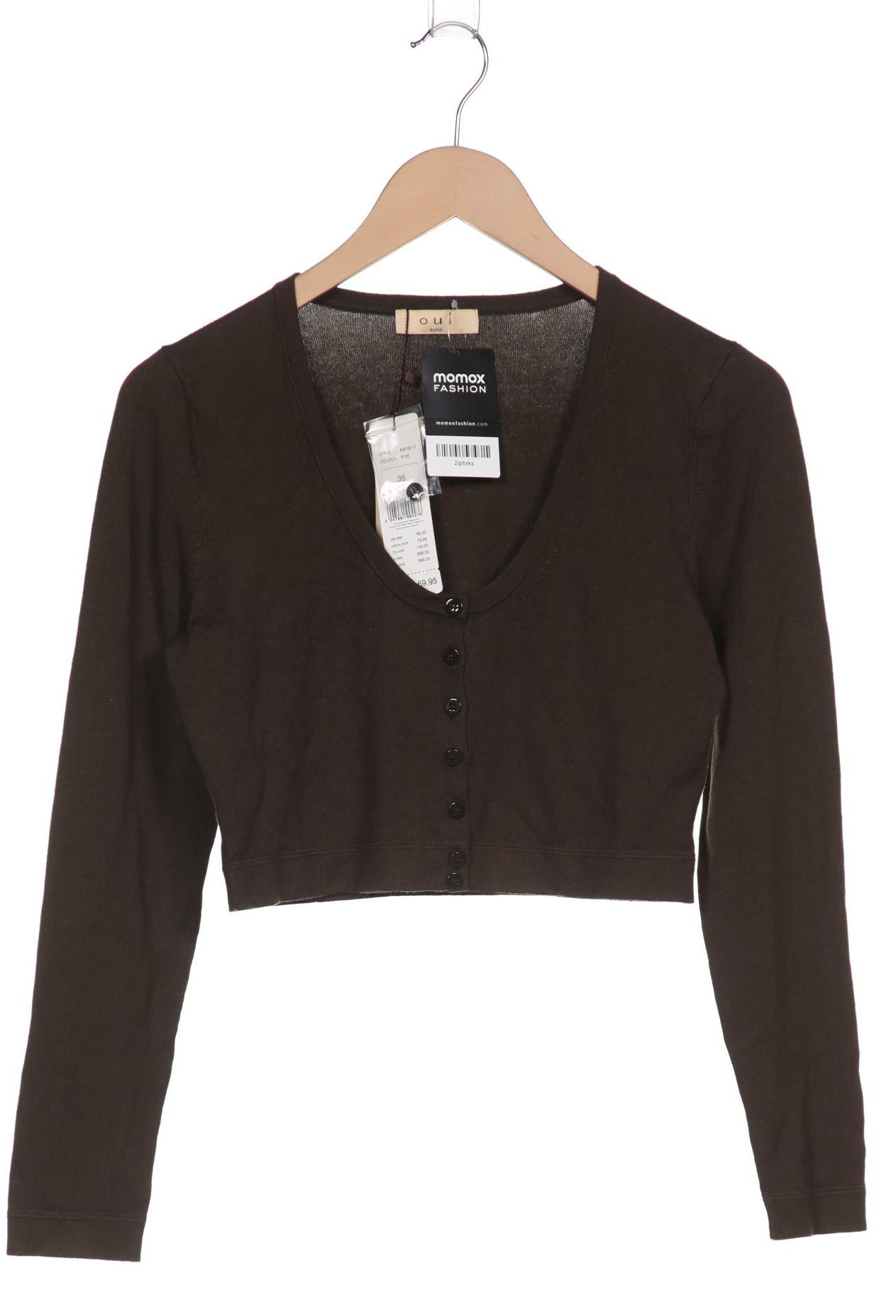 

Oui Damen Strickjacke, grün