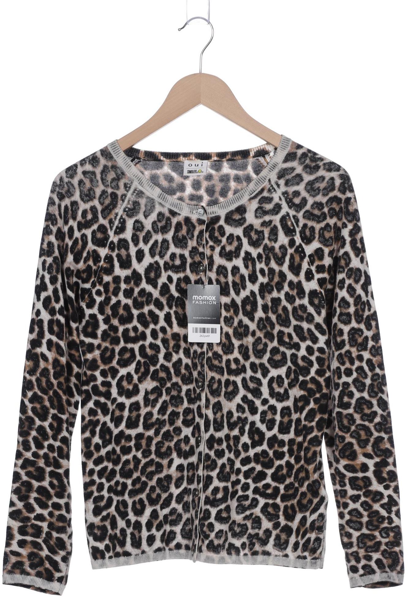 

Oui Damen Strickjacke, mehrfarbig, Gr. 36