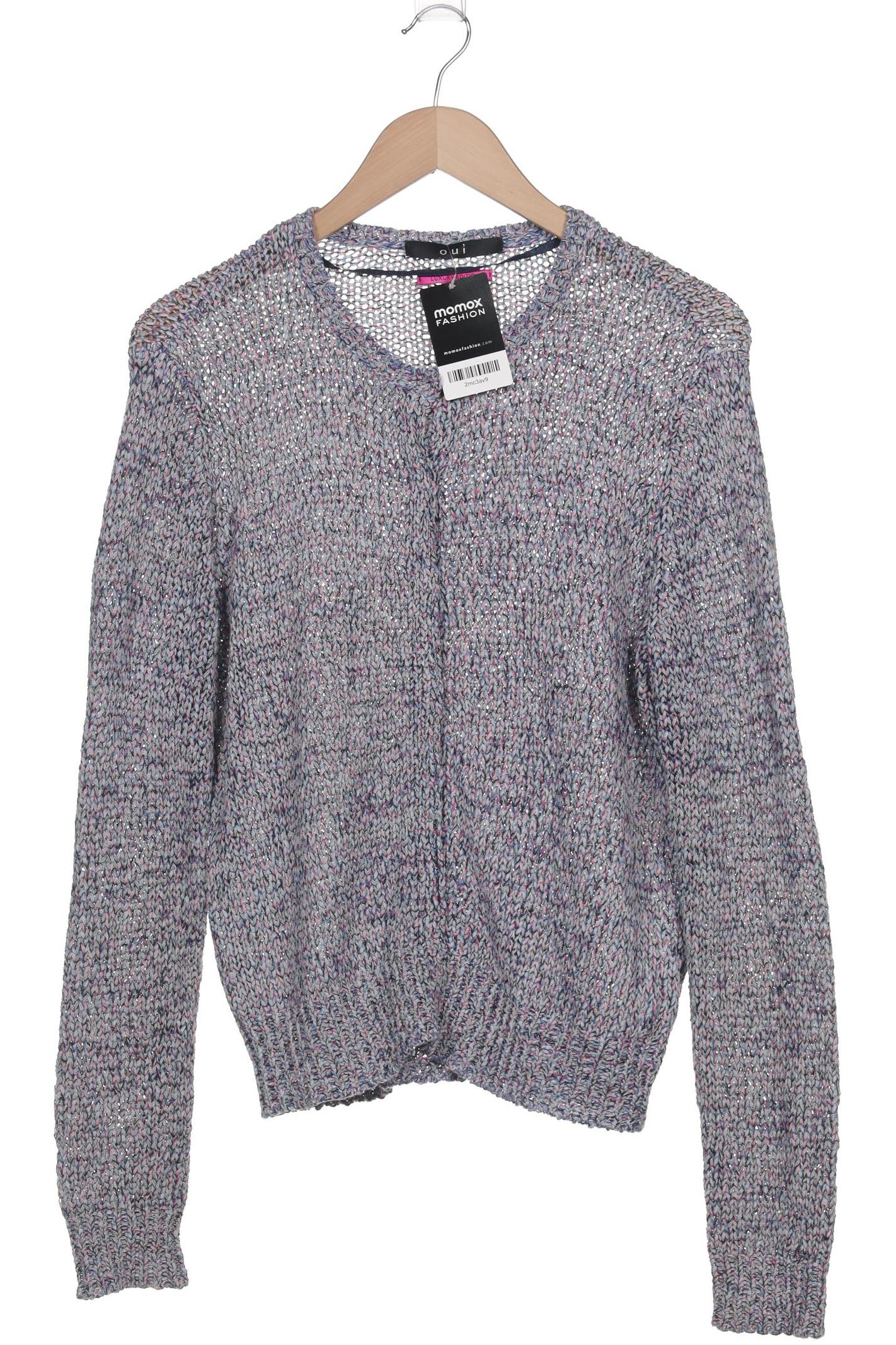 

Oui Damen Strickjacke, marineblau, Gr. 40