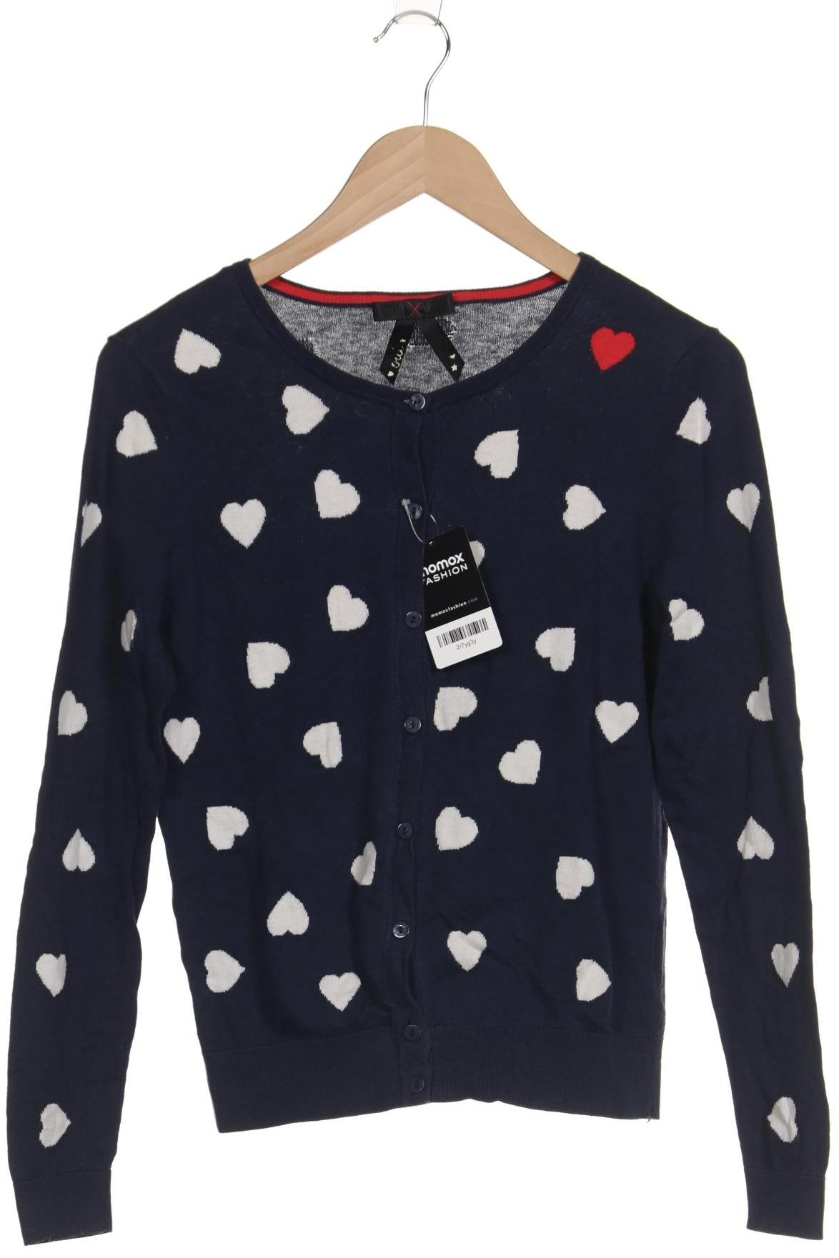 

Oui Damen Strickjacke, marineblau, Gr. 38