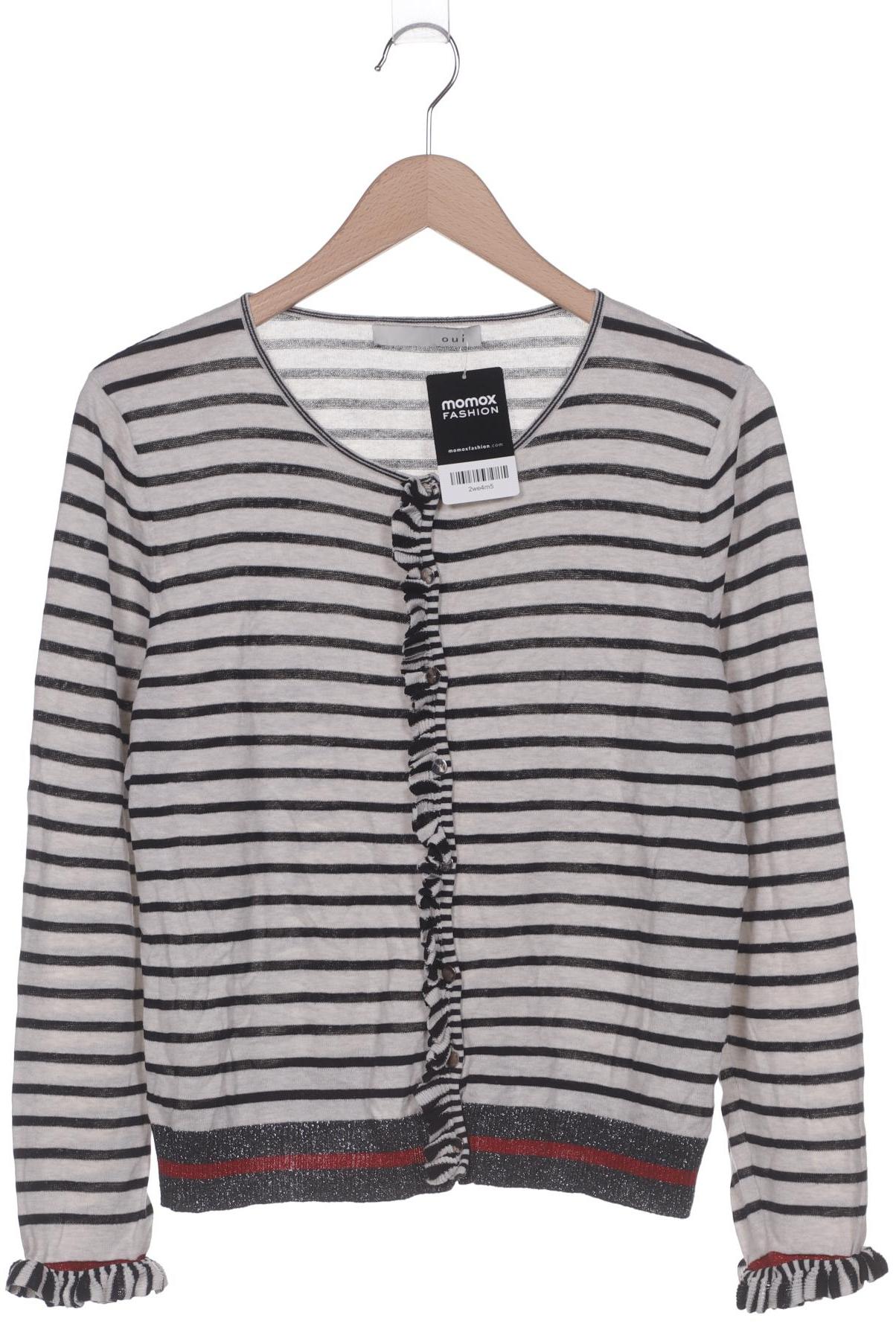 

Oui Damen Strickjacke, mehrfarbig, Gr. 40