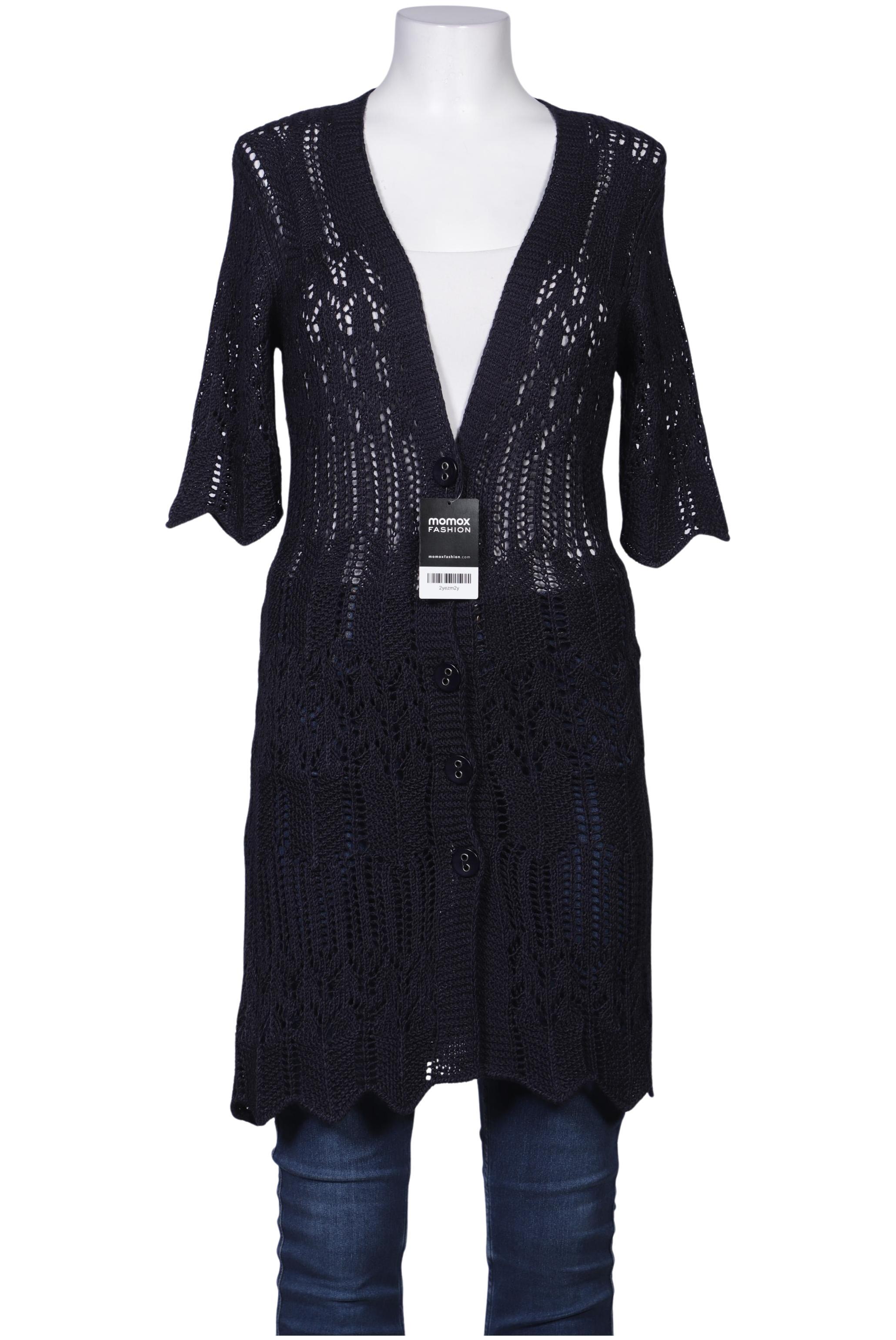 

Oui Damen Strickjacke, marineblau, Gr. 40