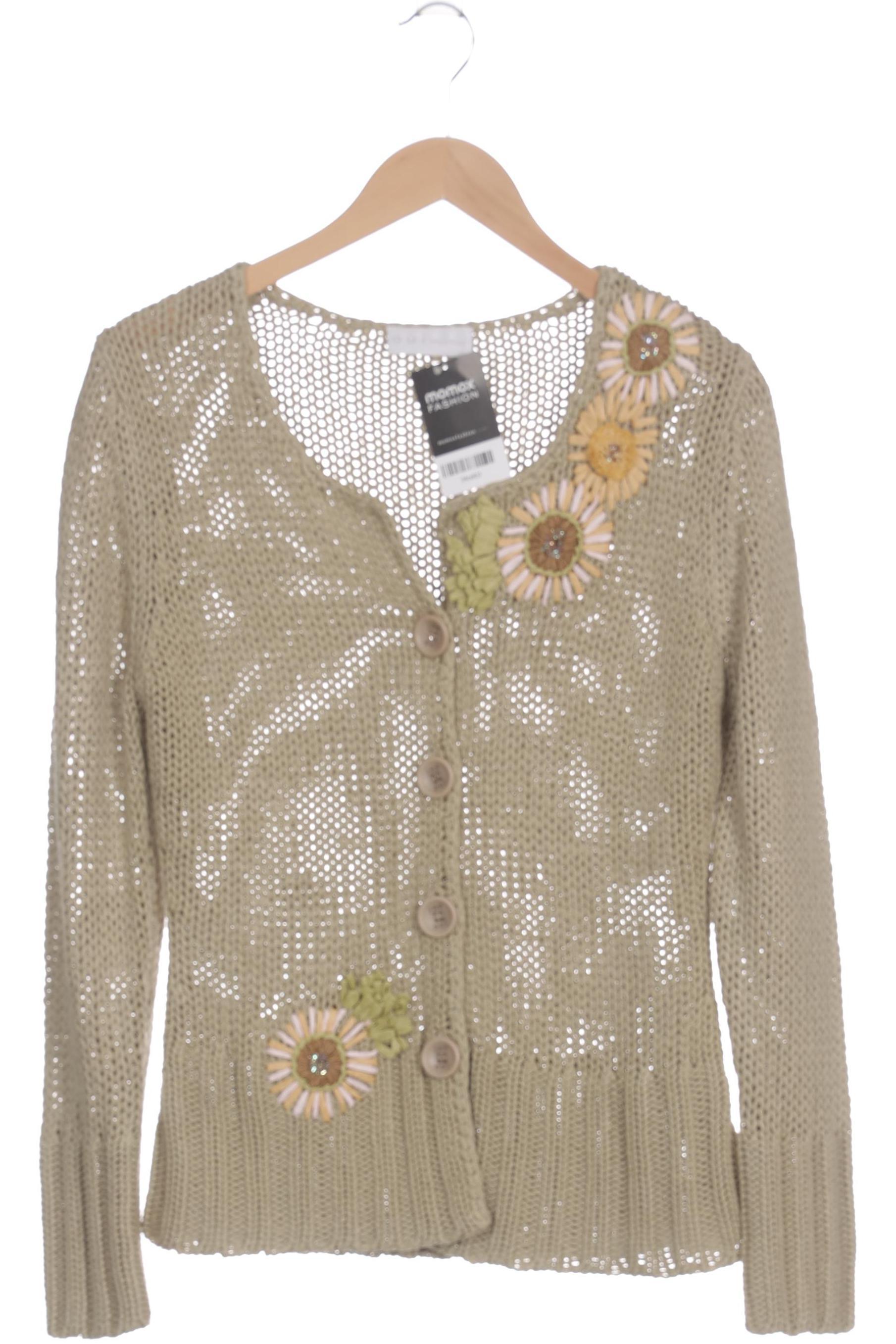 

Oui Damen Strickjacke, beige, Gr. 42