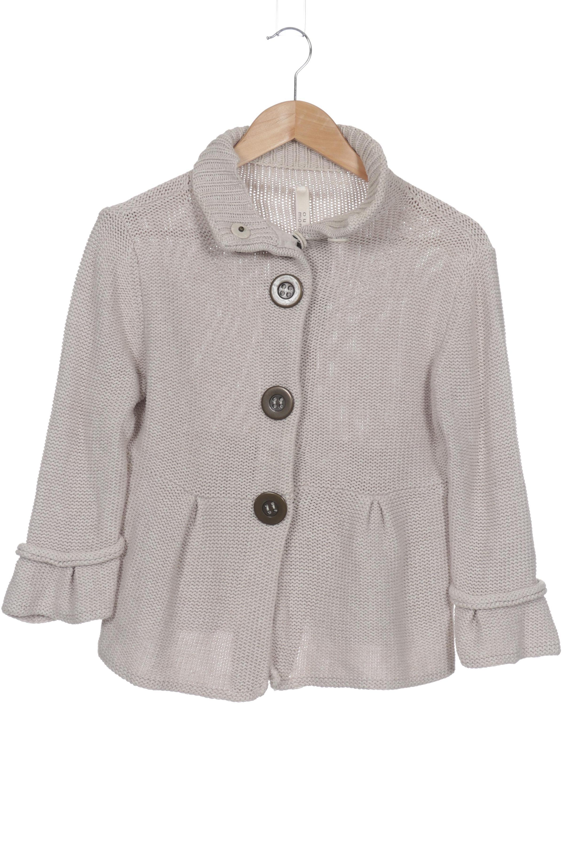

Oui Damen Strickjacke, beige, Gr. 40