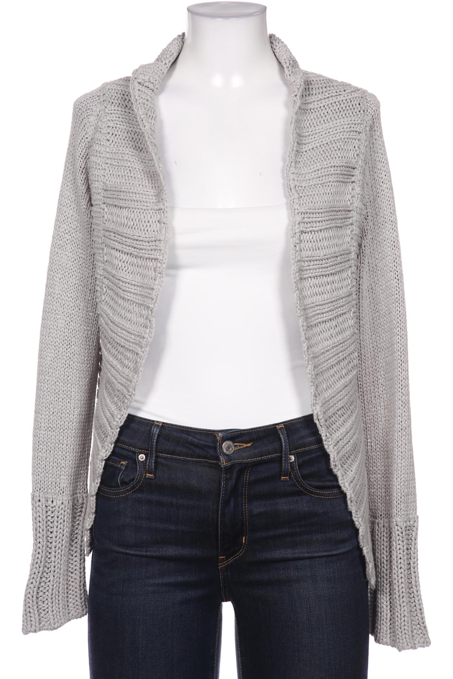 

Oui Damen Strickjacke, grau, Gr. 38