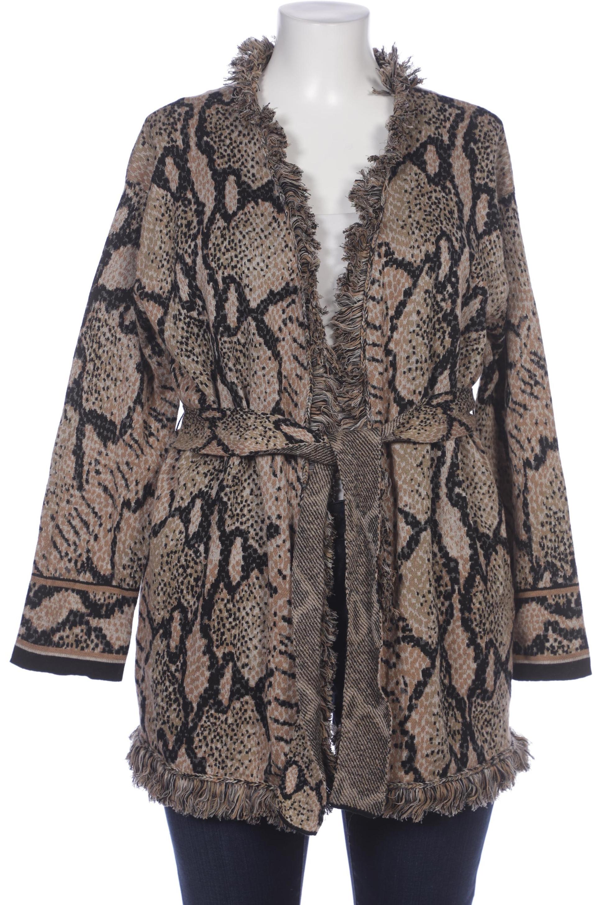 

Oui Damen Strickjacke, braun, Gr. 44