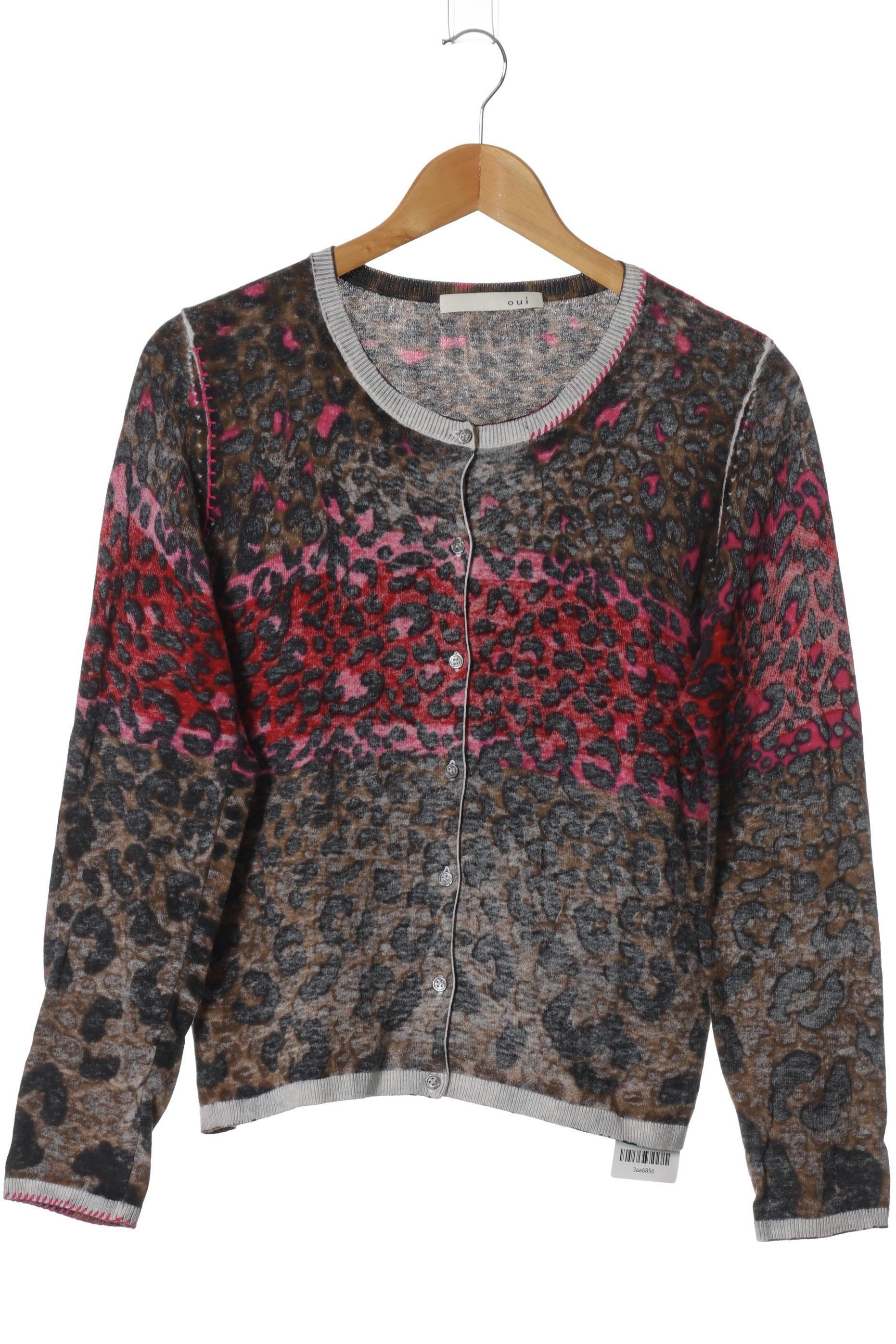 

Oui Damen Strickjacke, braun, Gr. 38