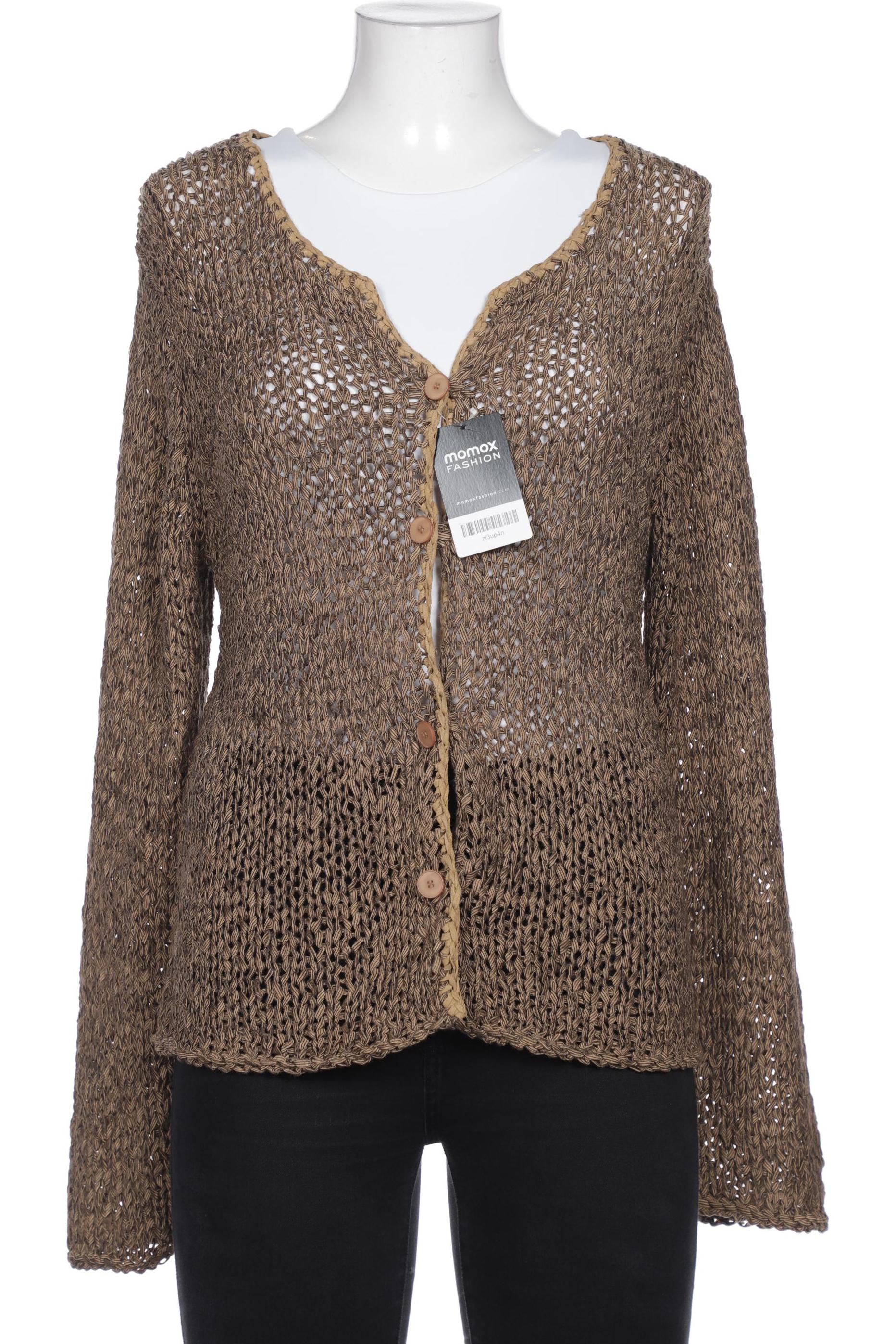 

Oui Damen Strickjacke, braun, Gr. 42