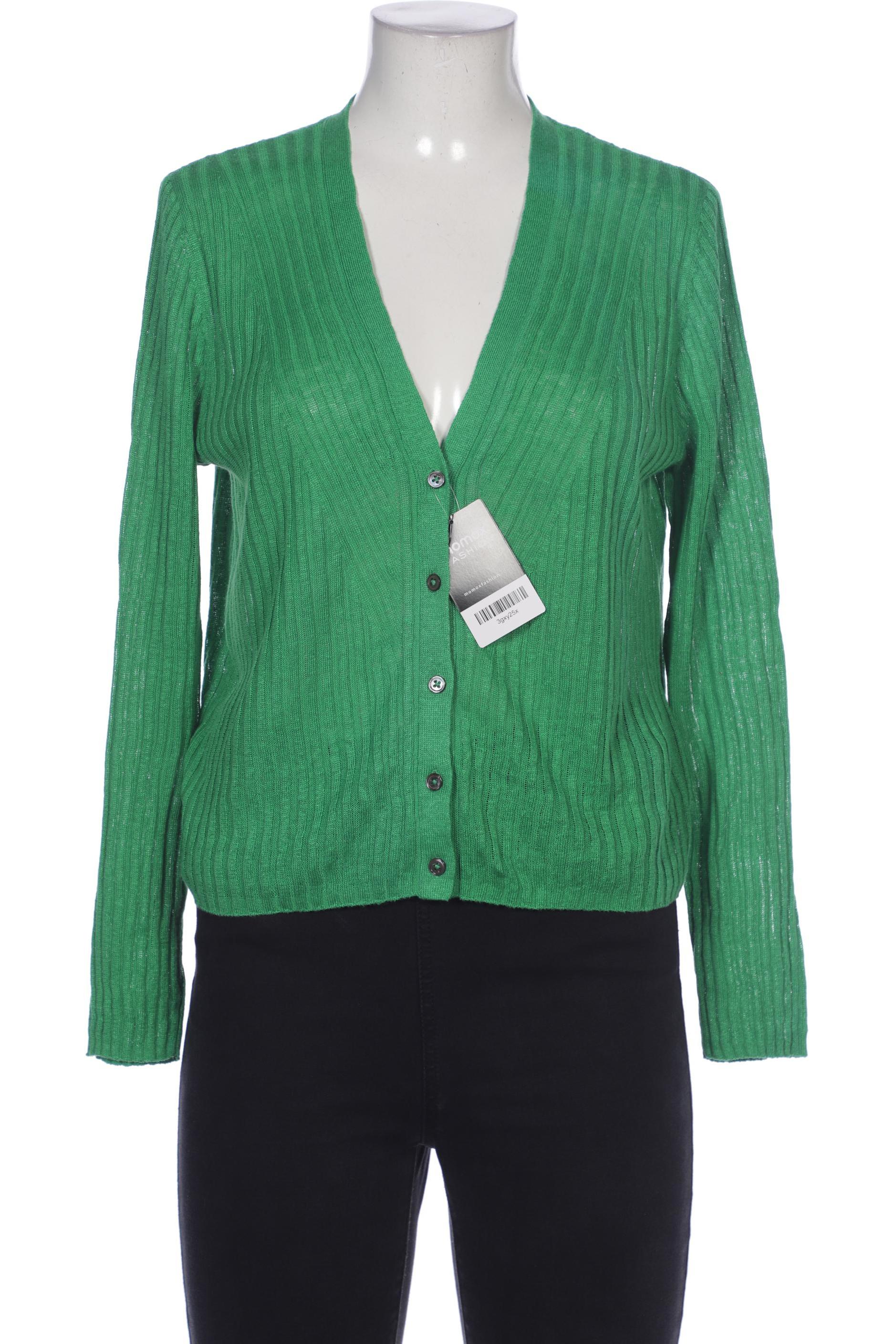 

Oui Damen Strickjacke, grün, Gr. 38