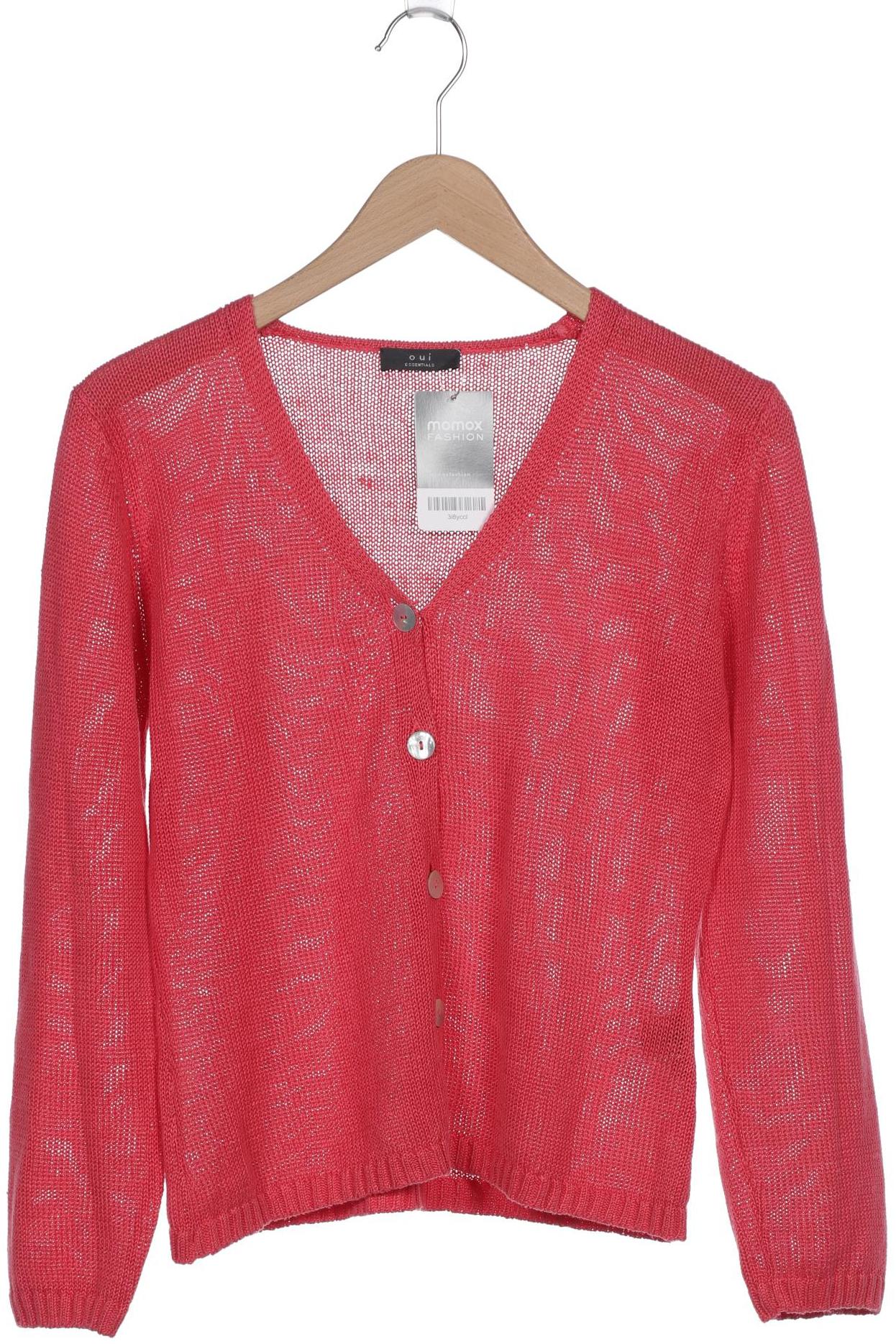 

Oui Damen Strickjacke, pink