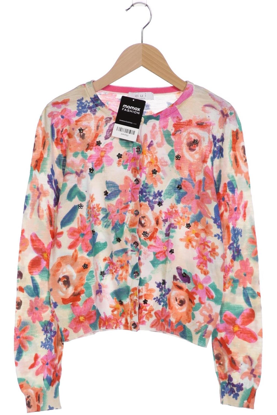 

Oui Damen Strickjacke, mehrfarbig, Gr. 38
