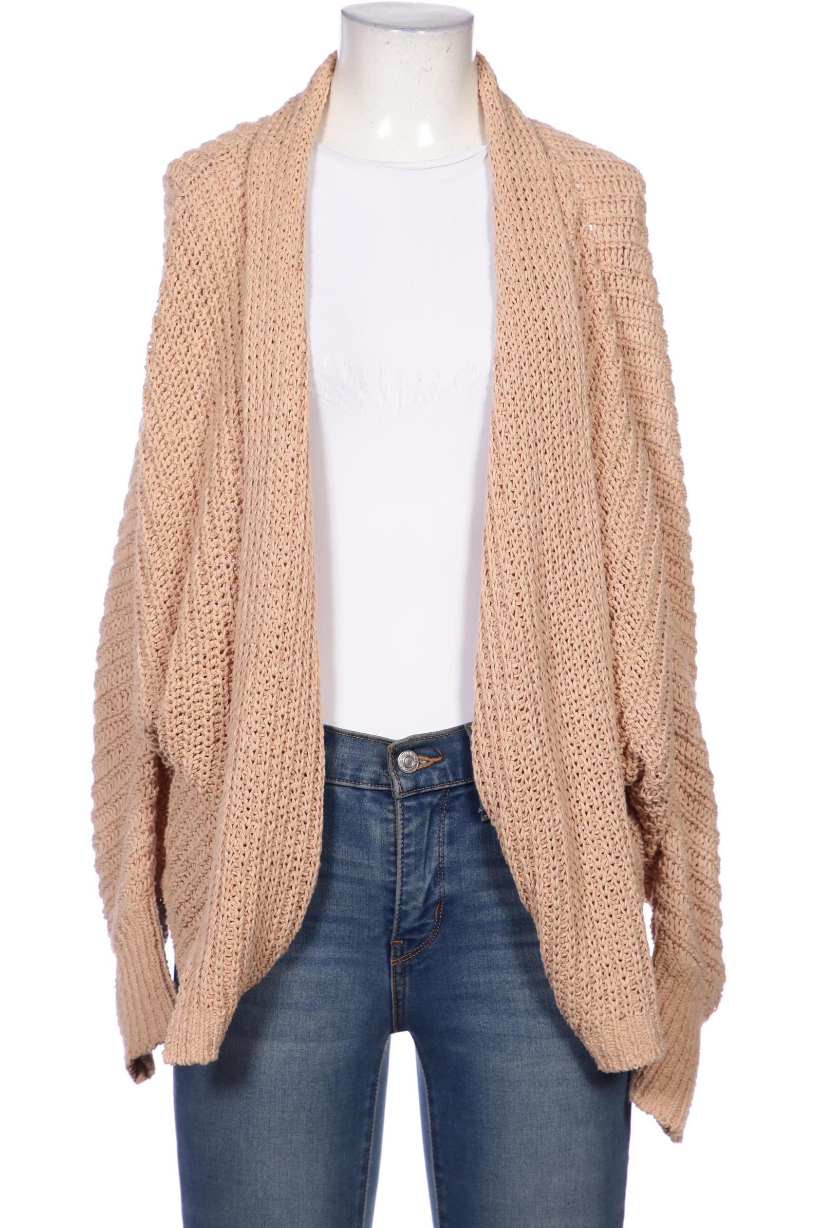 

Oui Damen Strickjacke, beige, Gr. 36